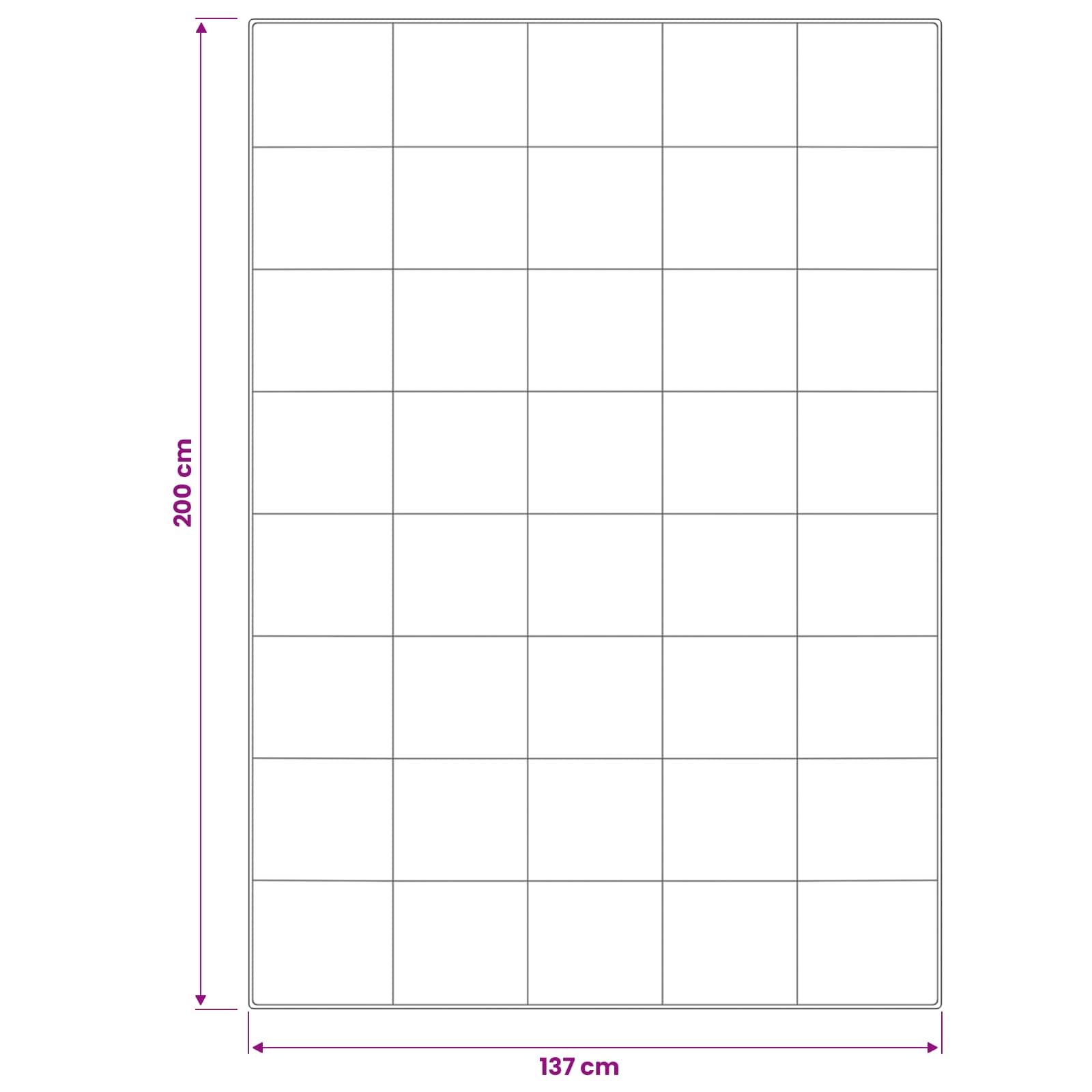 Piumone TRIER 137x200 cm 4 stagioni 220 GSM Bianco