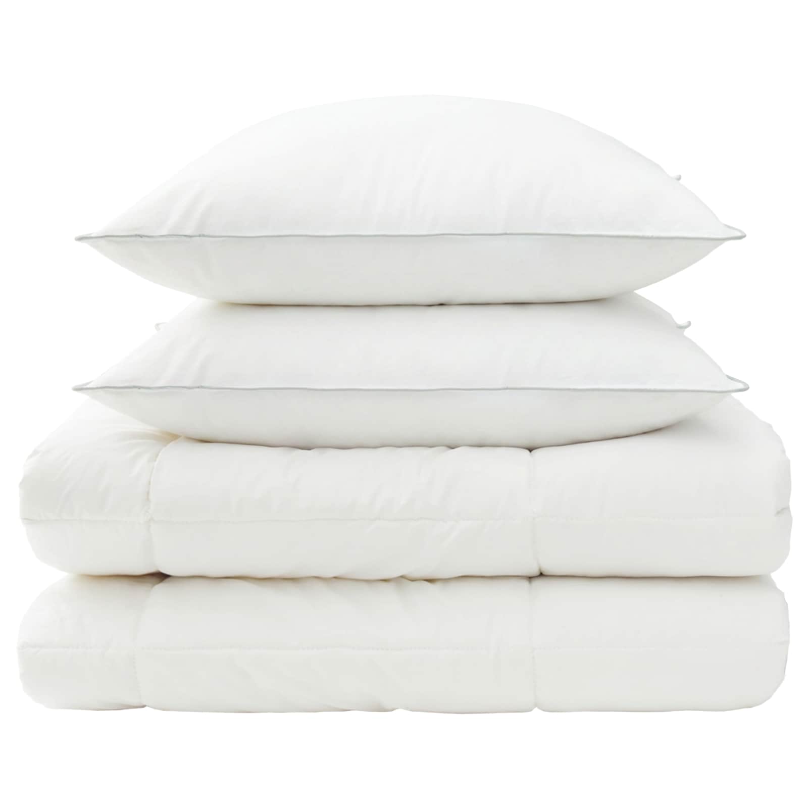 Set di piumone e cuscini 3 pz 155x220 cm Inverno 450 GSM Lana