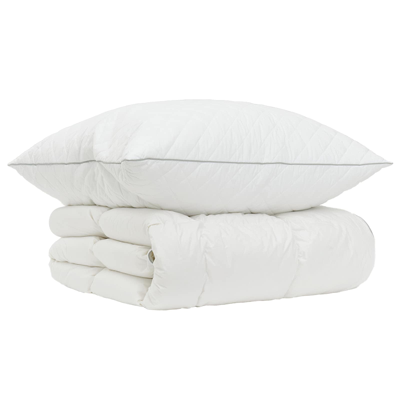 Set di piumoni in piume d’oca al 90% FULDA 2 pz 152 x 203 cm