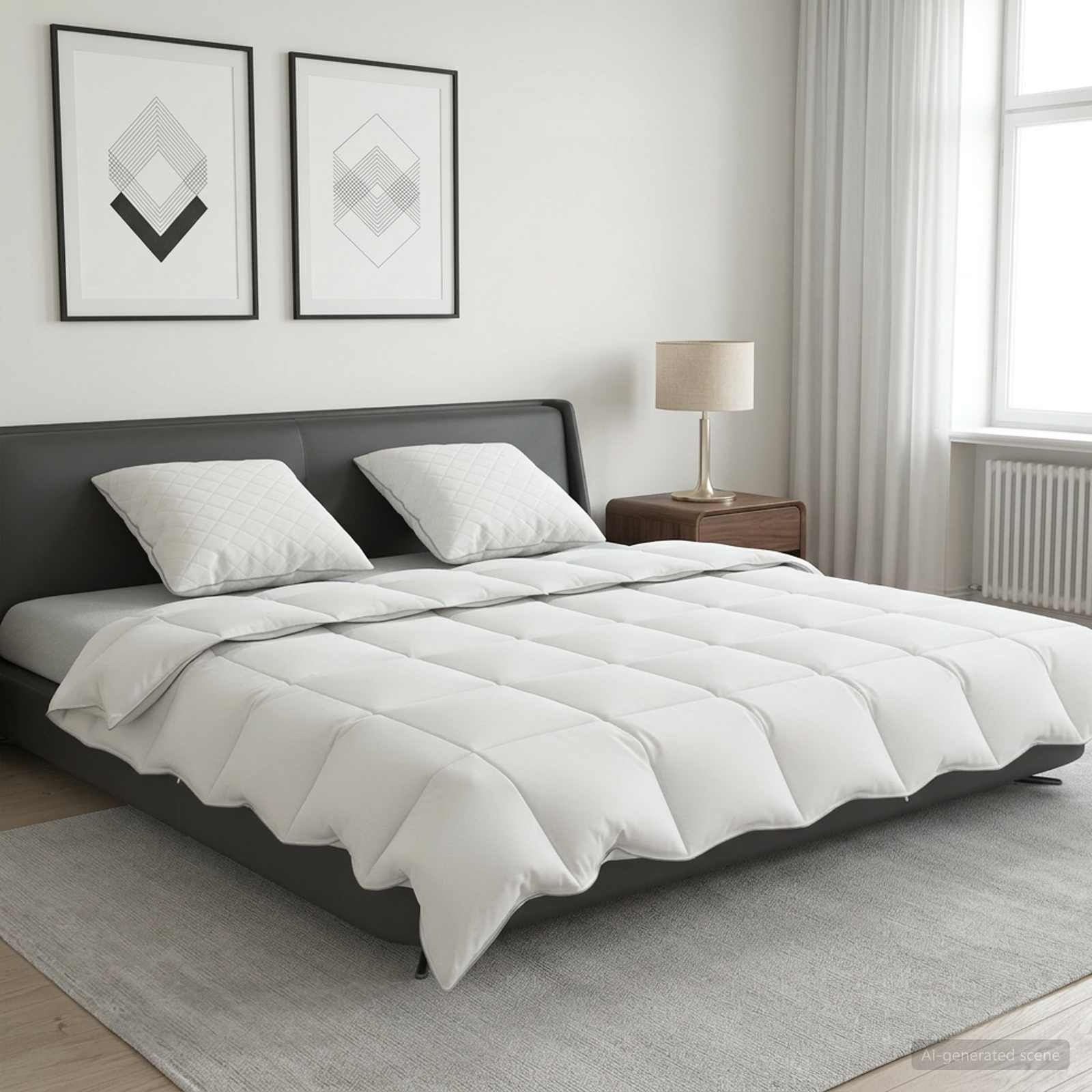 Set di piumoni in piume d’oca al 90% FULDA 3 pz 220 x 260 cm