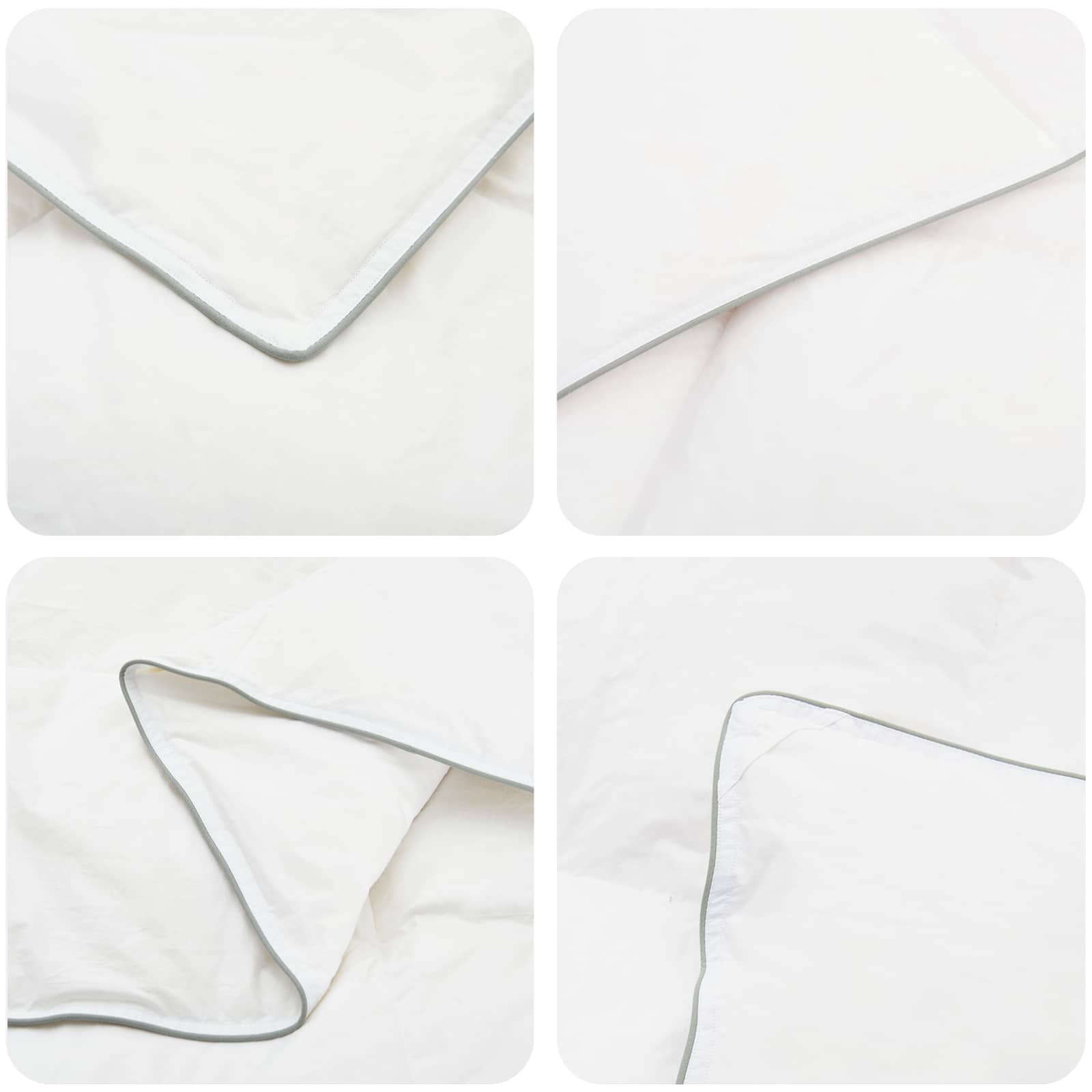 Set di piumoni in piume d’oca al 90% FULDA 3 pz 240 x 260 cm