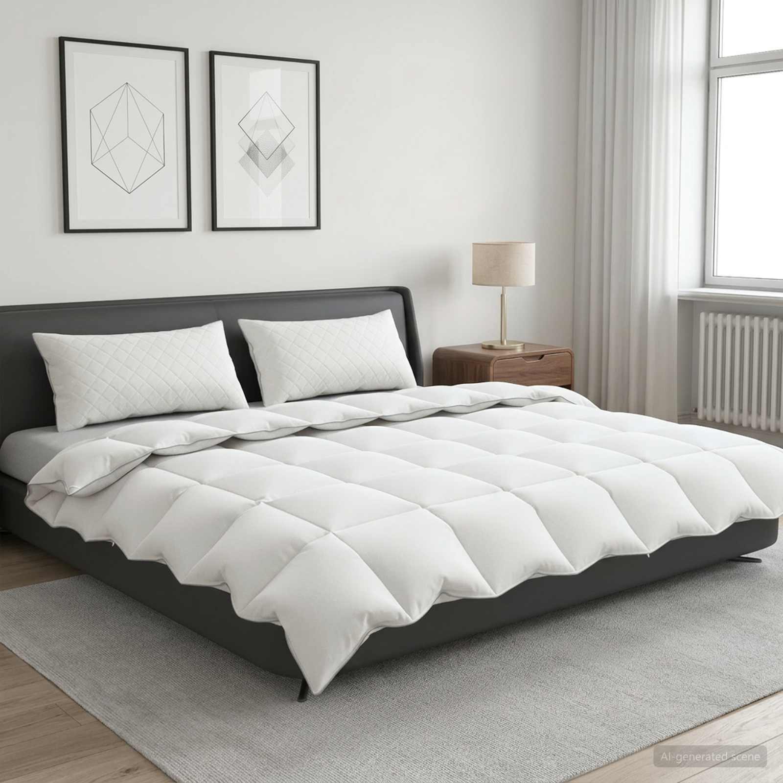 Set di piumoni in piume d’oca al 90% FULDA 3 pz 220 x 240 cm