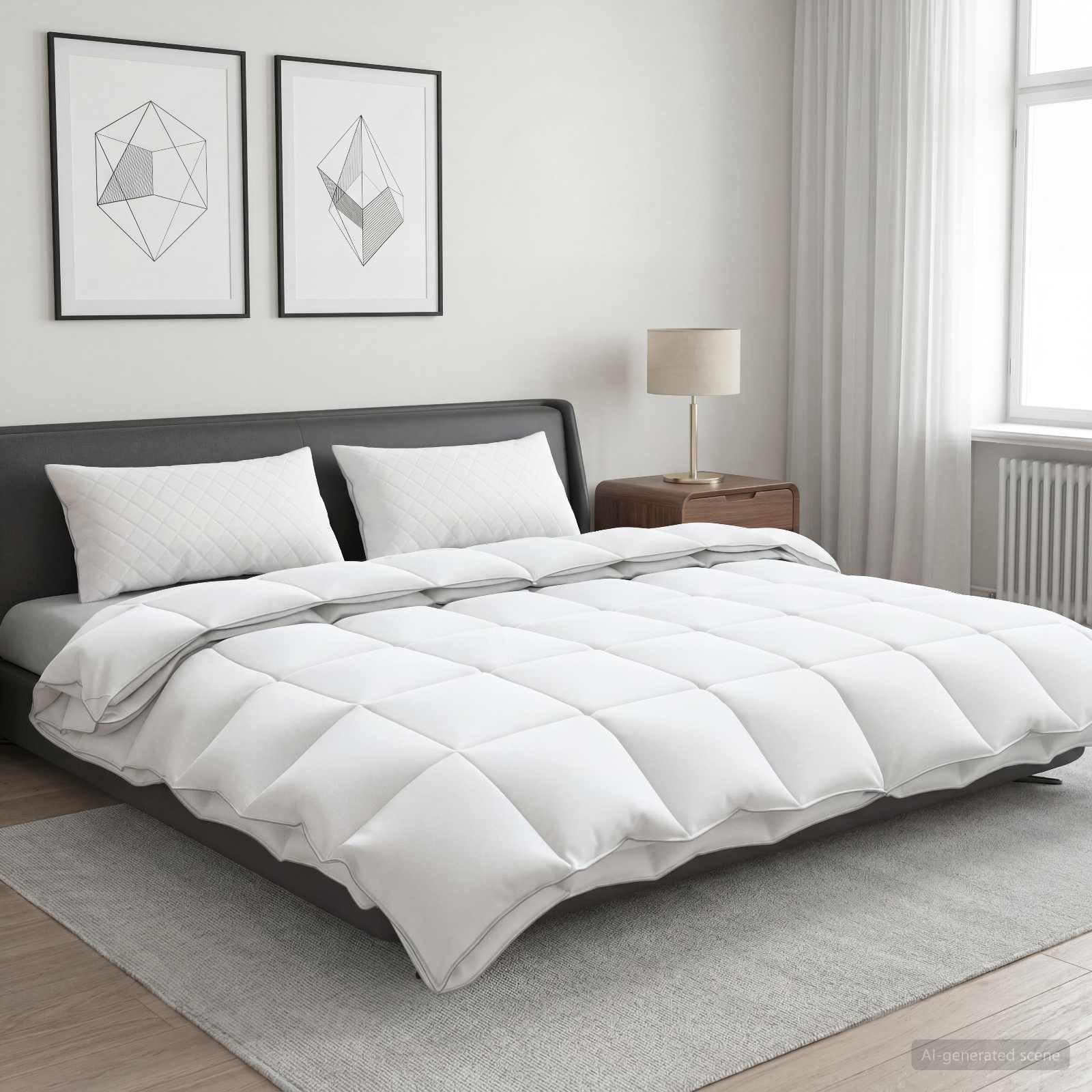 Set di piumoni in piume d’oca al 90% FULDA 3 pz 200 x 240 cm