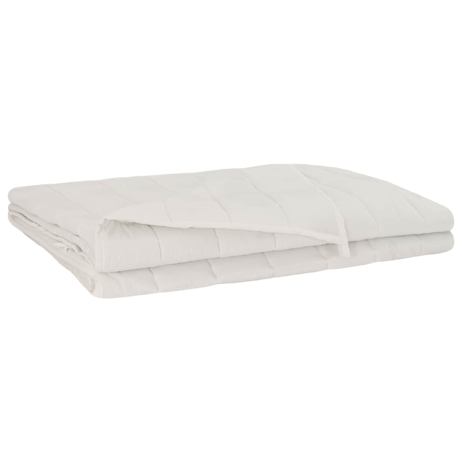 Coperta Ponderata Bianco 200 x 230 cm 9 kg 100% Cotone 205T