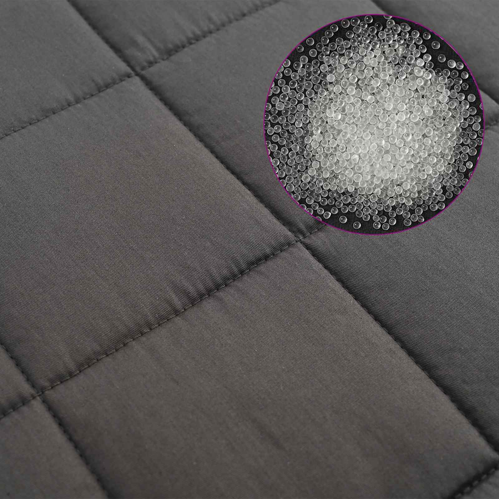 Coperta Ponderata Antracite 220 x 240 cm 11 kg 100% Cotone 205T