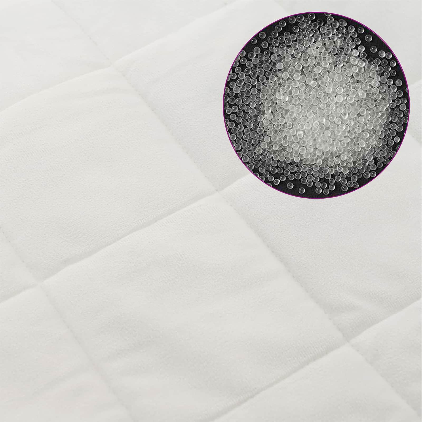 Coperta Ponderata Bianco 152 x 203 cm 7 kg 100% Cotone 205T