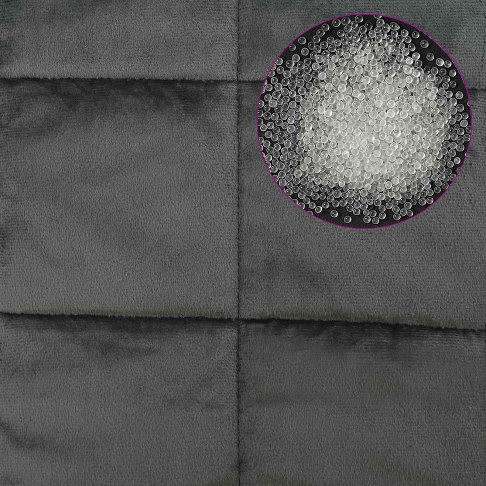 Coperta Ponderata Antracite 200 x 230 cm 13 kg 100% Cotone 205T