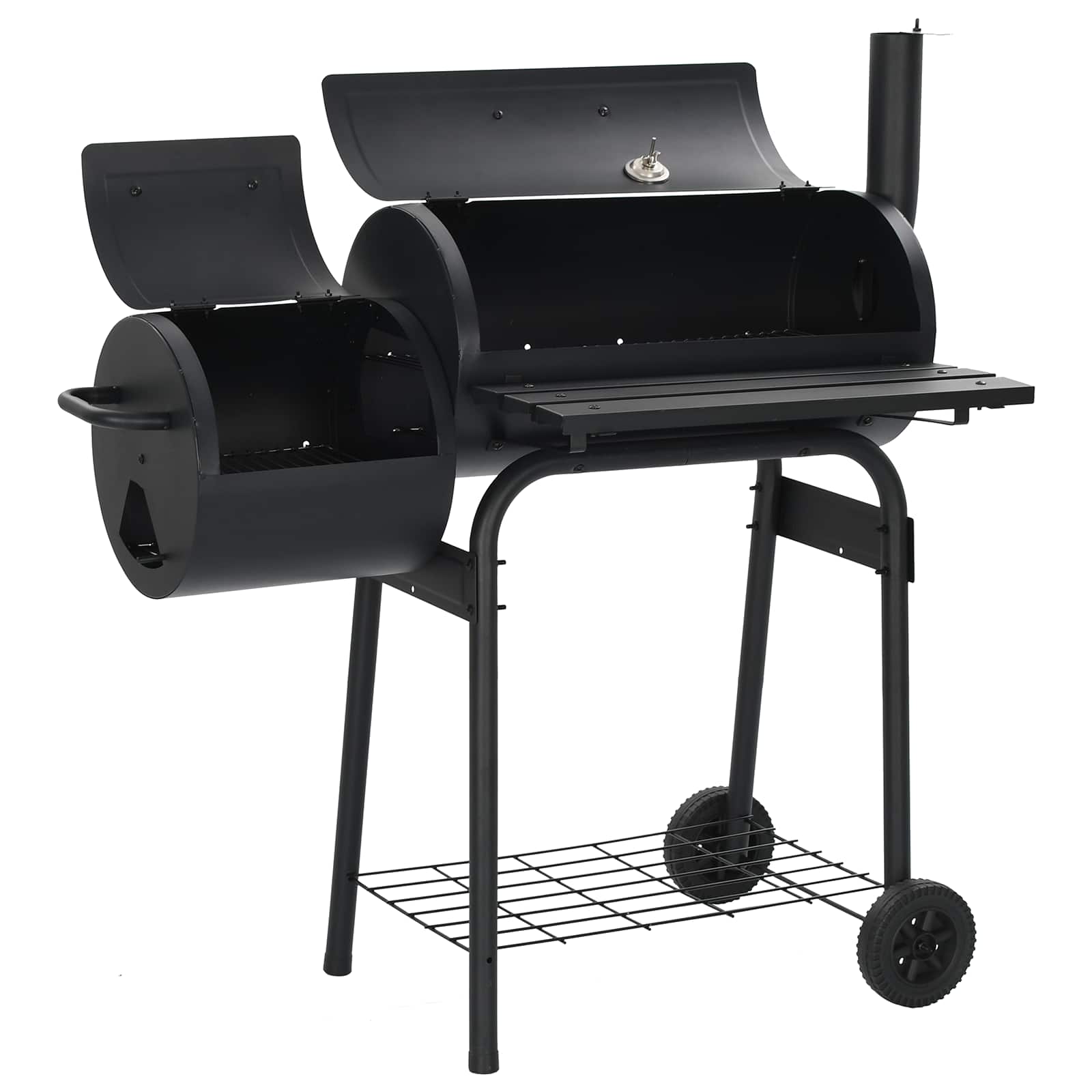 Griglia da Esterno 103 x 60 x 113 cm Acciaio Nero