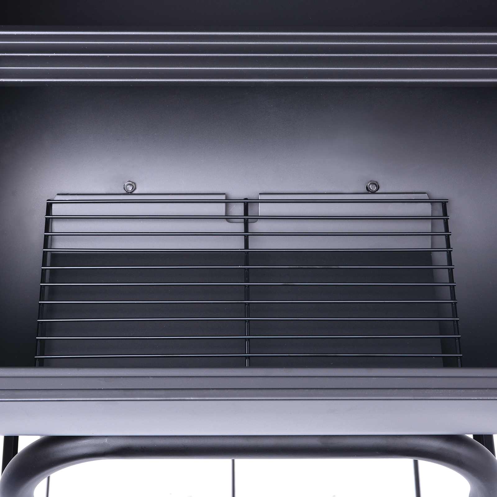 Griglia a carbone 75 x 48 x 120 cm Argento