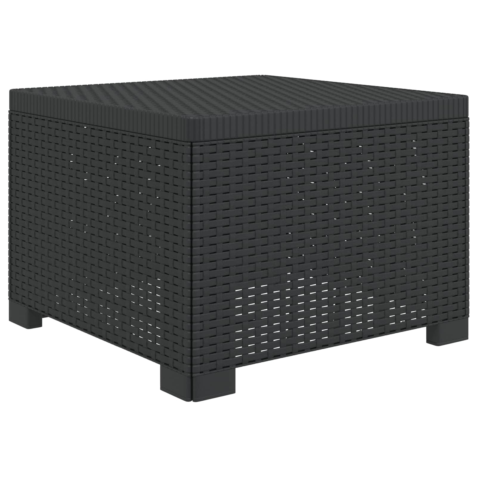 Divano da Giardino a 4 Posti con Cuscini in Stile Rattan PP