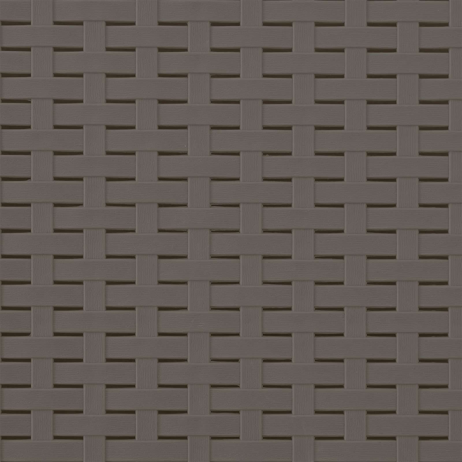 Divano da Giardino 4 Posti Aspetto Rattan PP Grigio Chiaro