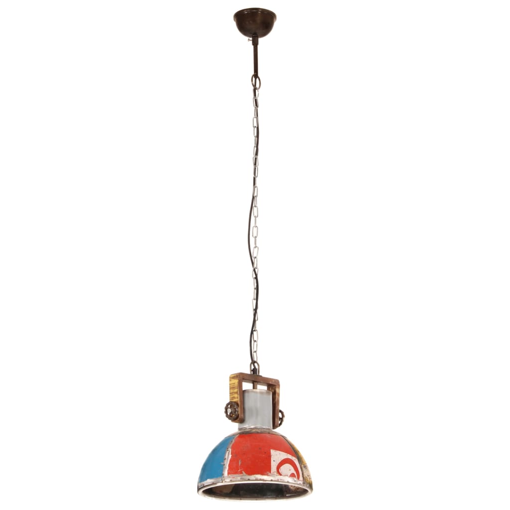 Lampada Sospesa Industriale 25 W Multicolore Rotonda 30 cm E27