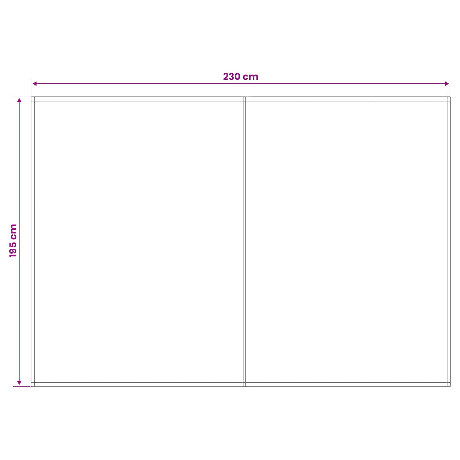 Telo di ricambio per tenda da sole Crema 250 x 200 cm