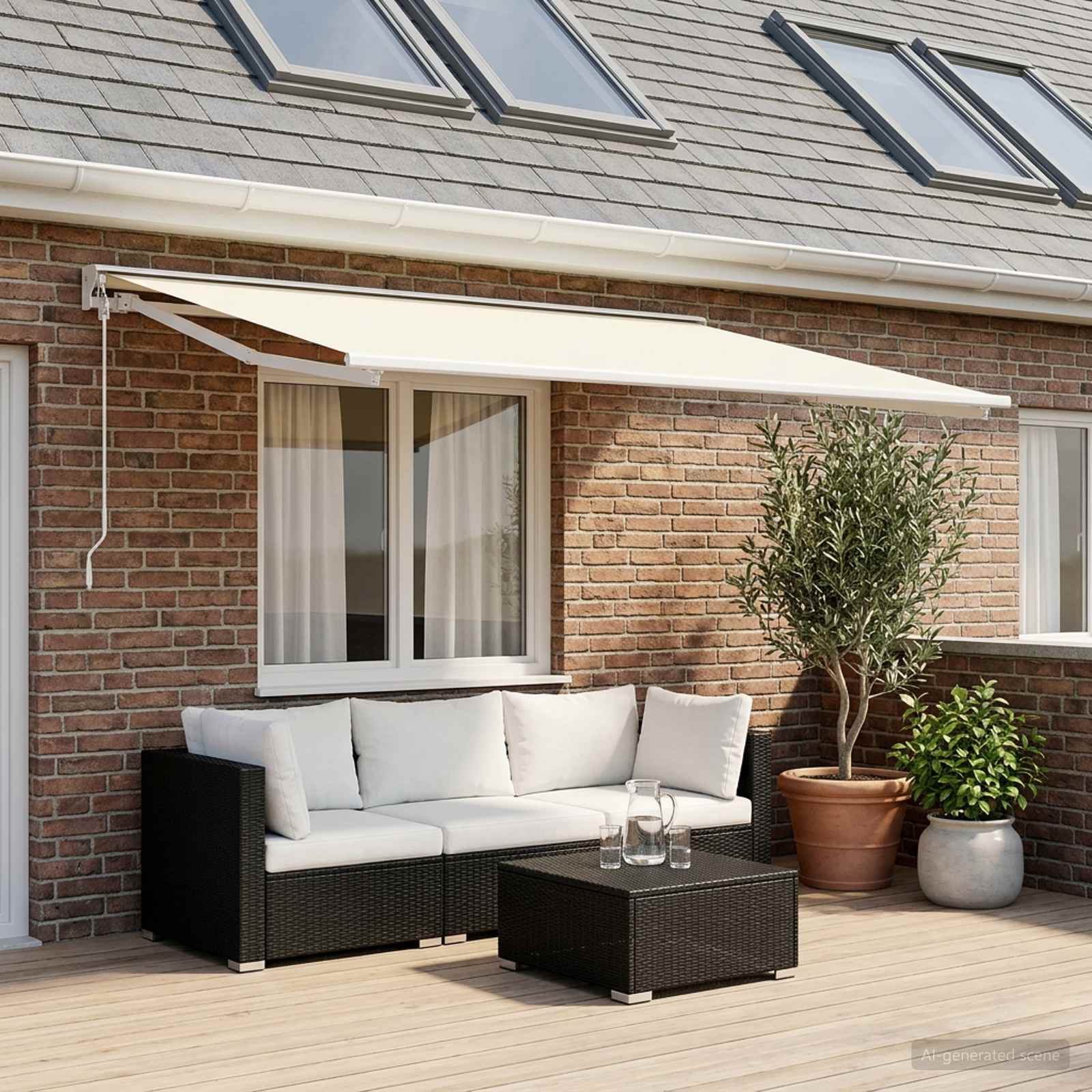 Telo di ricambio per tenda da sole Crema 400 × 300 cm