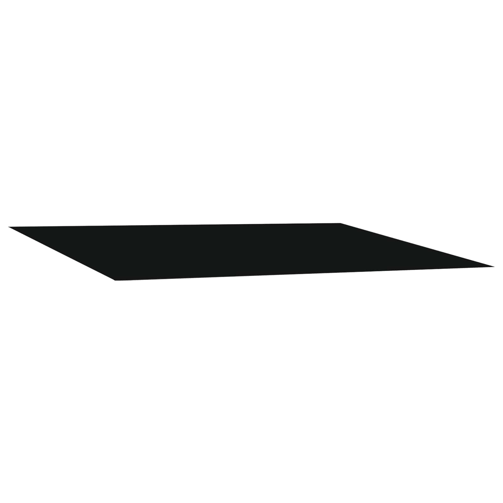Telo di ricambio per tenda da sole Nero 400 × 300 cm Poliestere