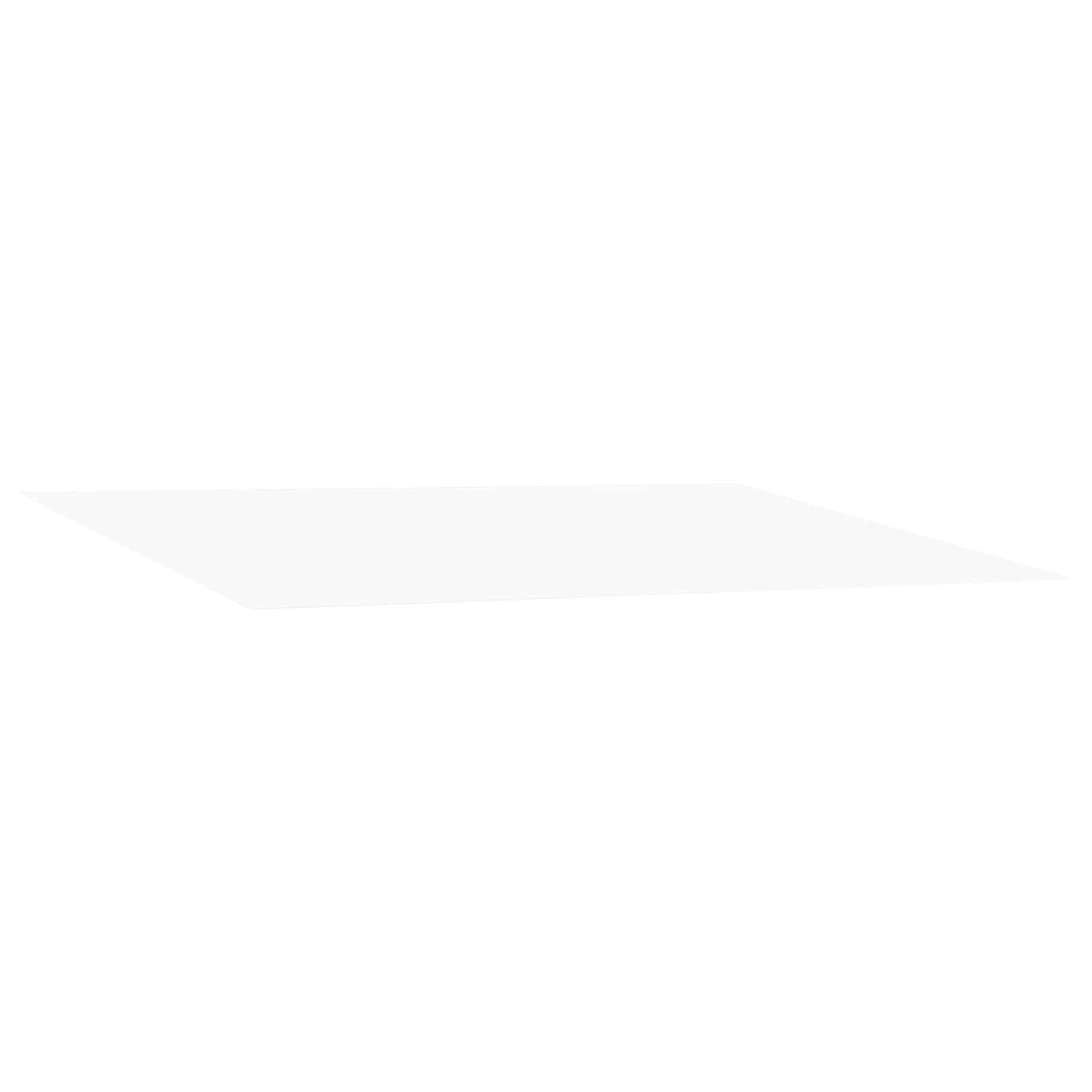 Telo di ricambio per tenda da sole Bianco 500 × 350 cm