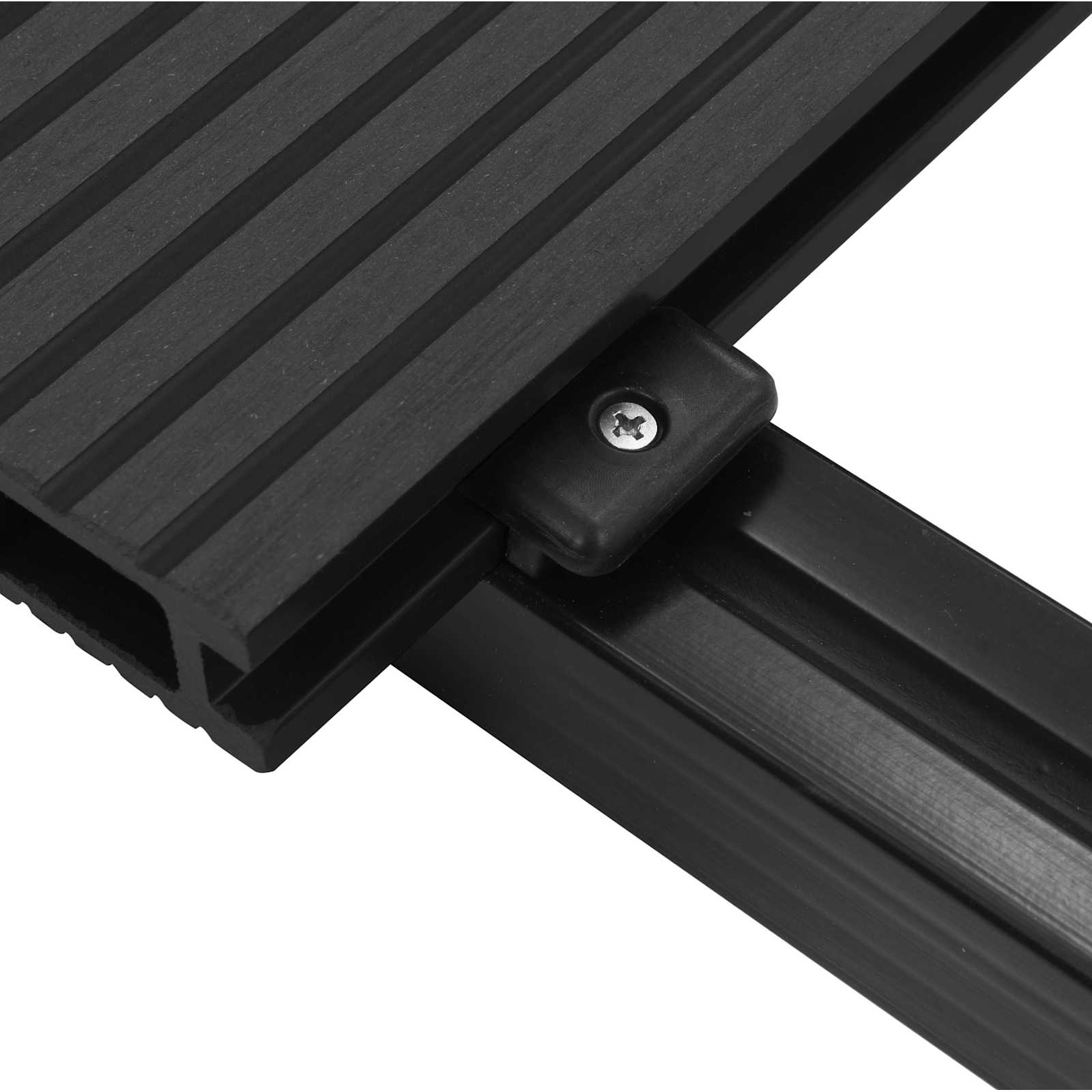 Pavimento da Deck 48 pz Nero WPC