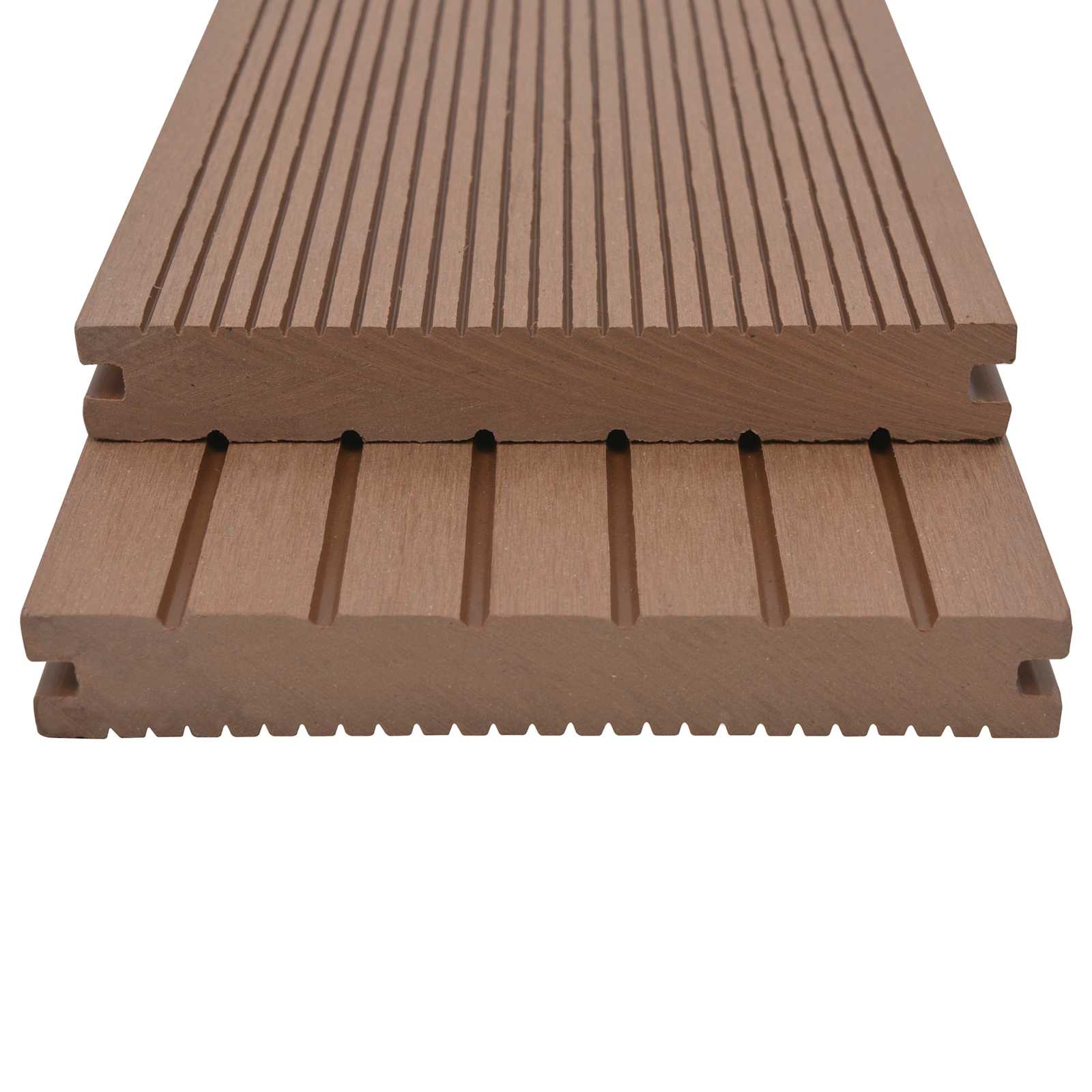Pavimento da Deck 78 pz Marrone Chiaro WPC