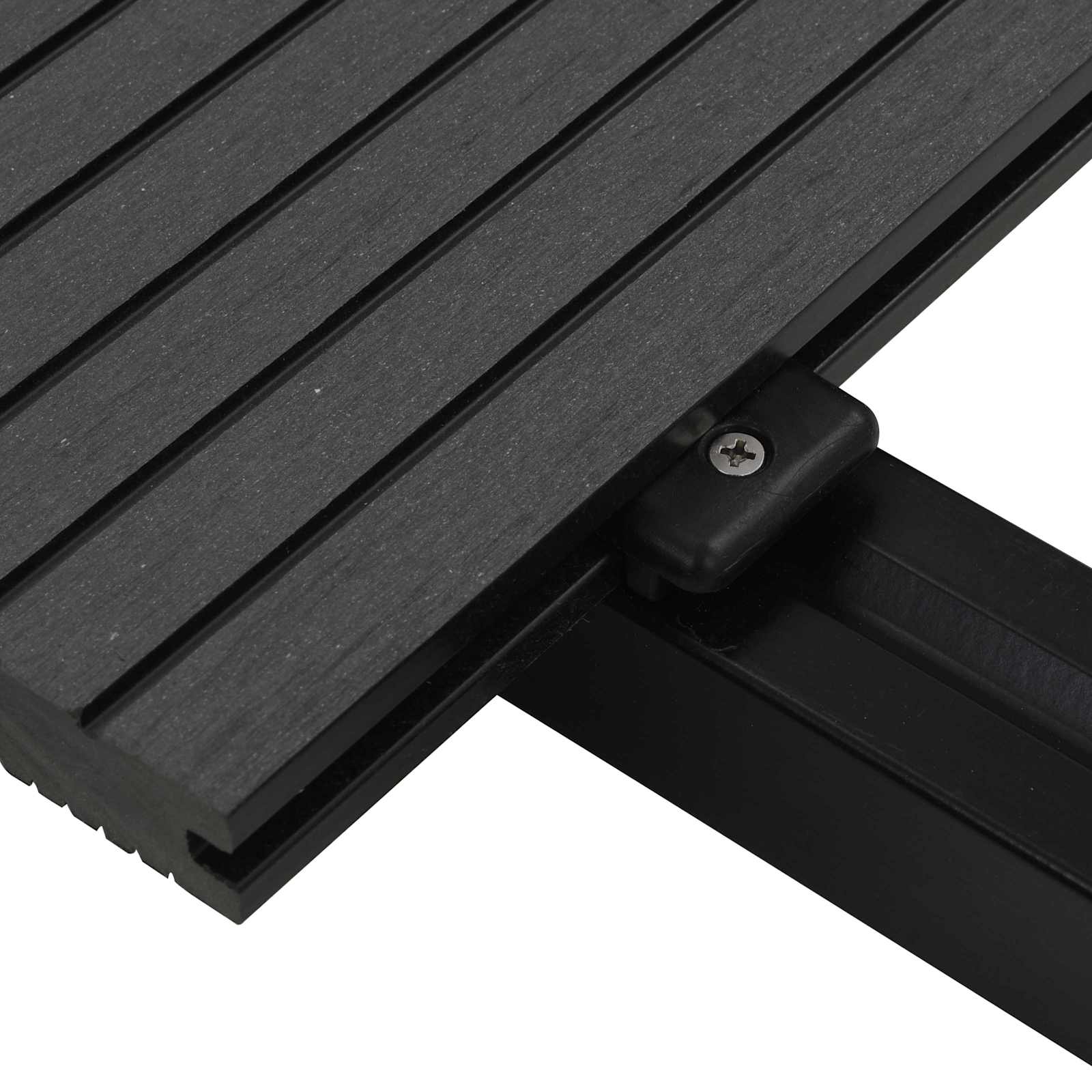 Pavimento da Deck 78 pz Nero WPC