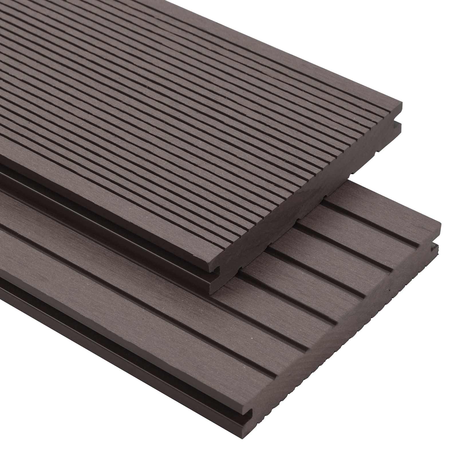 Pavimento da Deck 78 pz Marrone Scuro WPC