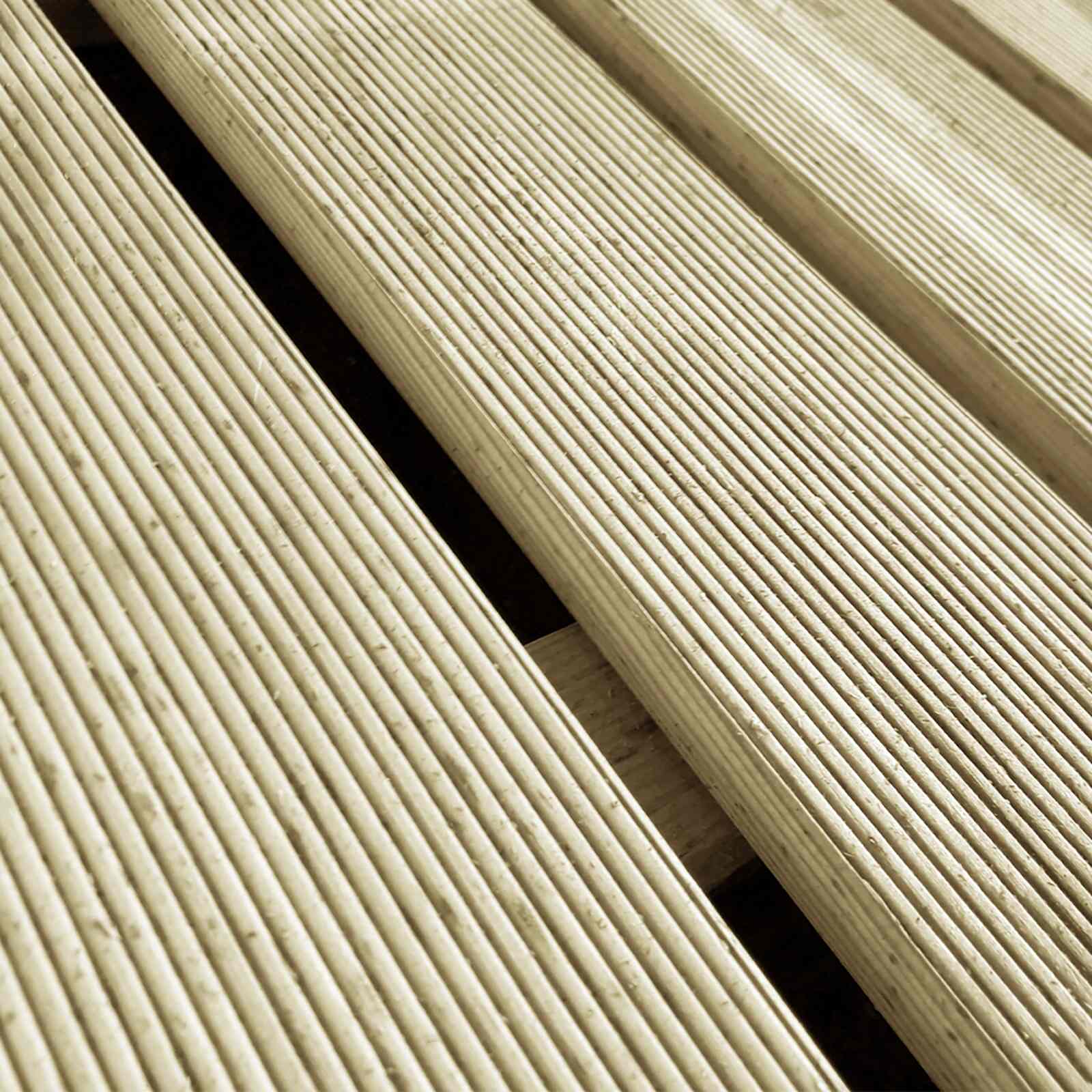 Piastrella per Decking 12 pz Verde 50 x 50 cm