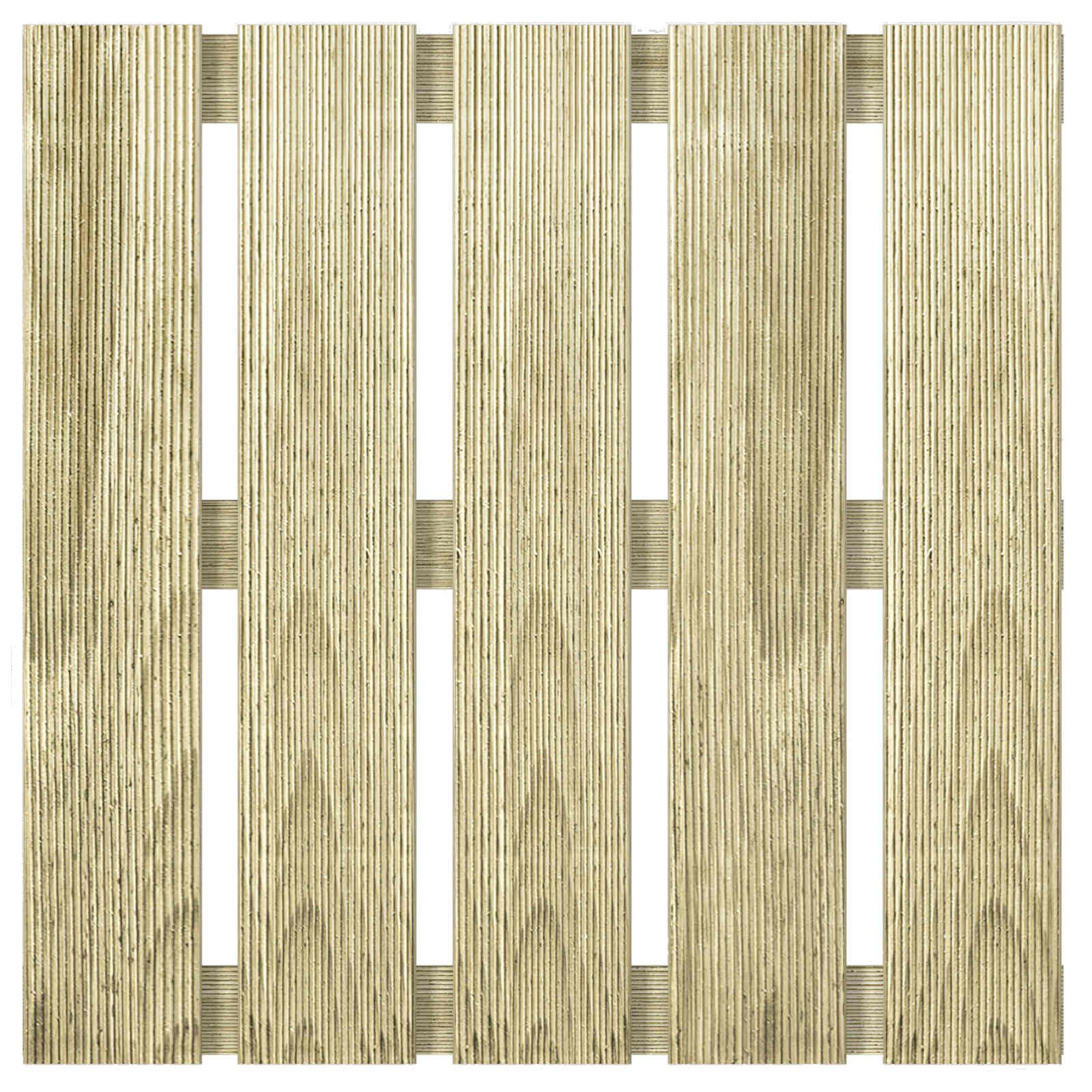 Piastrella per Decking 18 pz Verde 50 x 50 cm