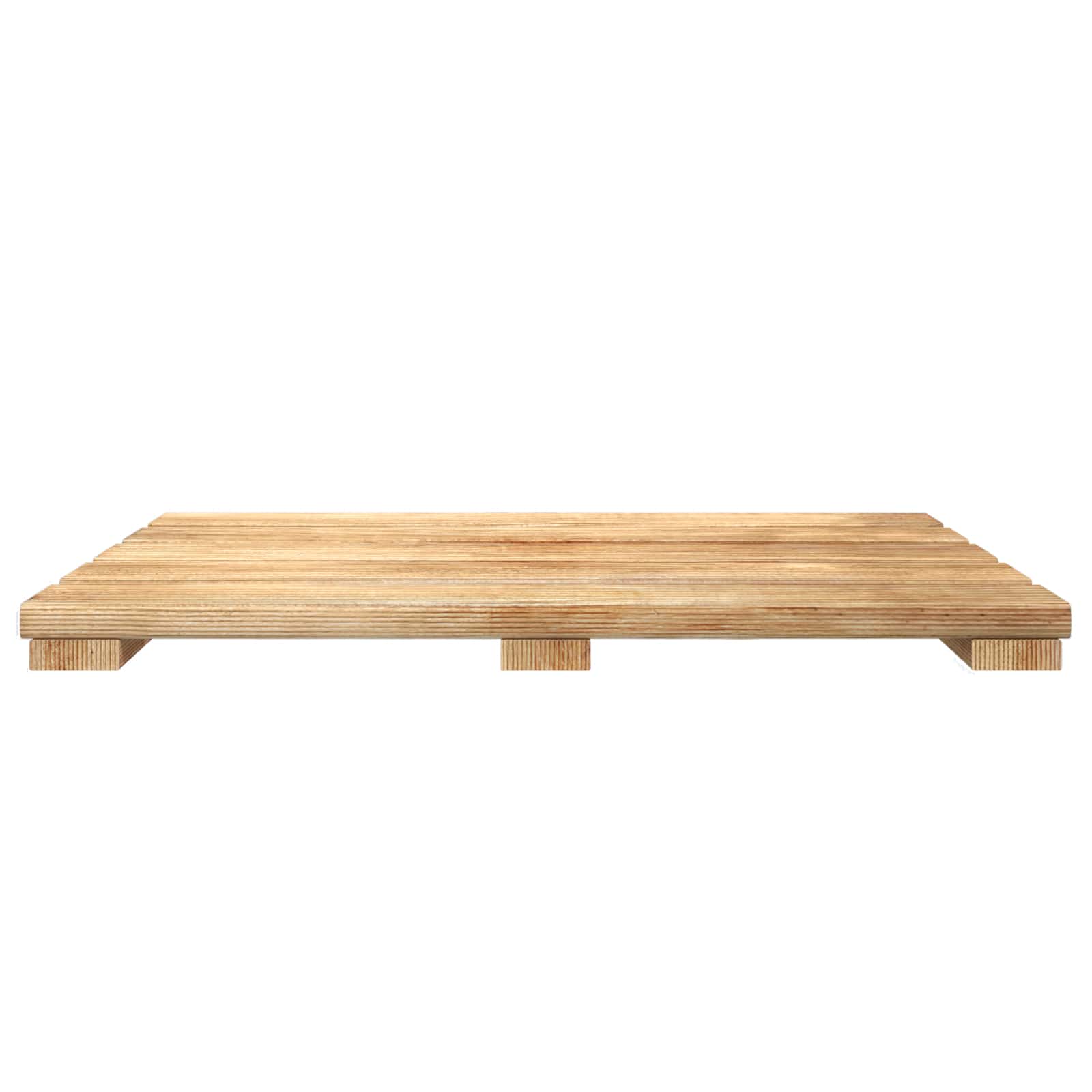 Piastrella per Decking 12 pz Marrone 50 x 50 cm
