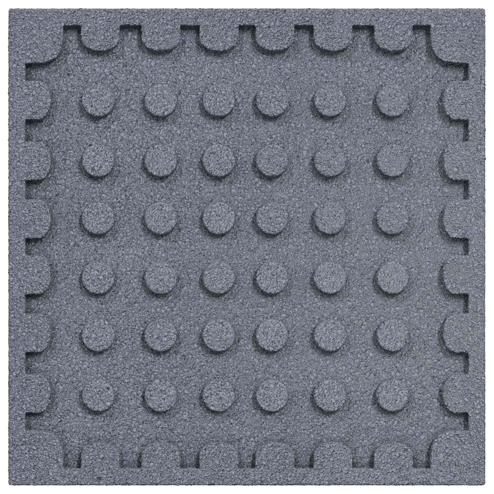Piastrelle per Protezione dalle Cadute 18 pz Grigio 50 x 50 cm