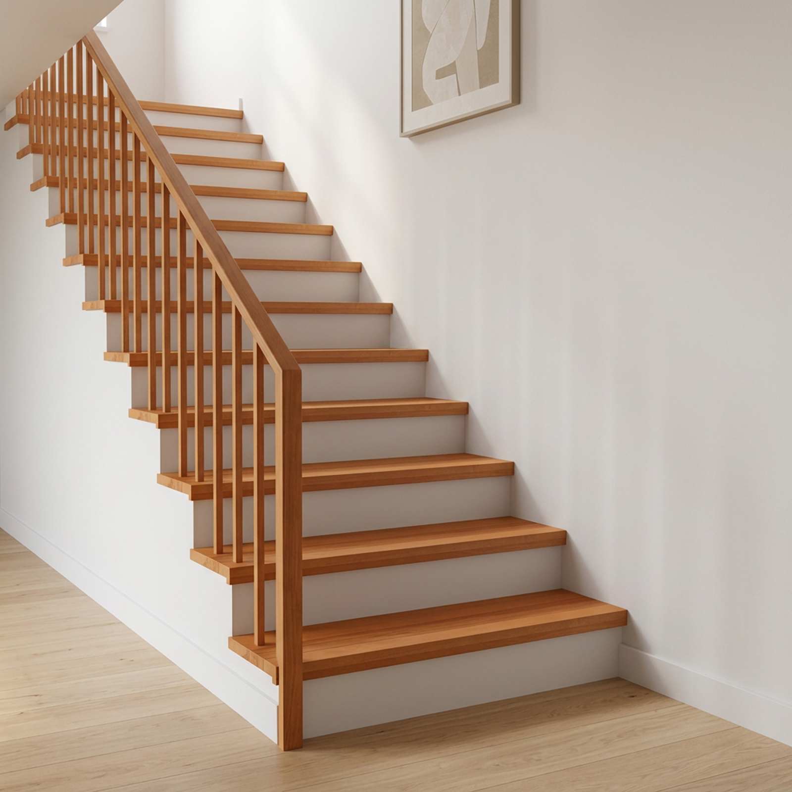 Tappeti per scale 2 pz 90 x 25 x 2 cm Marrone Chiaro