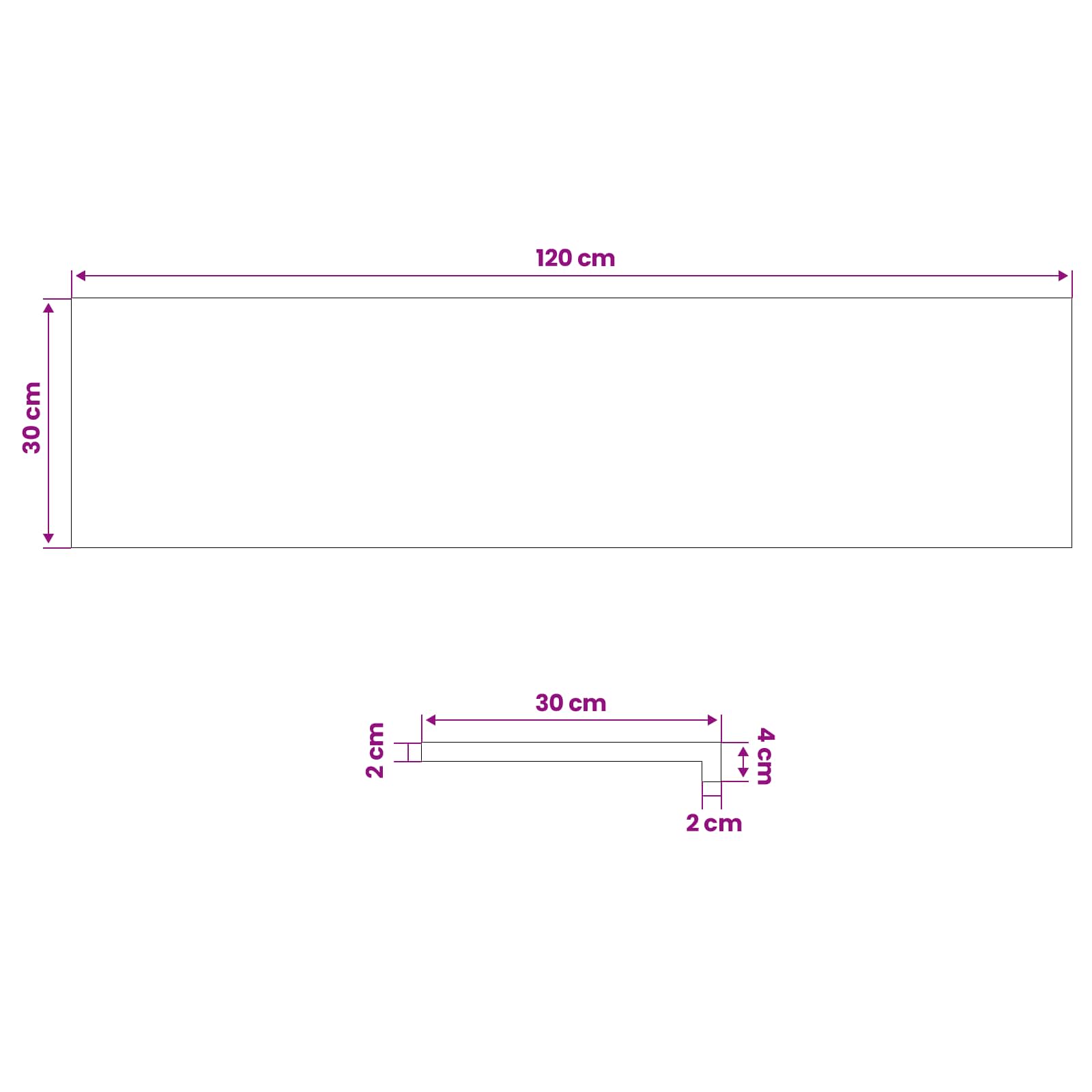 Tappeti per scale 2 pz 120 x 30 x 2 cm Marrone Chiaro