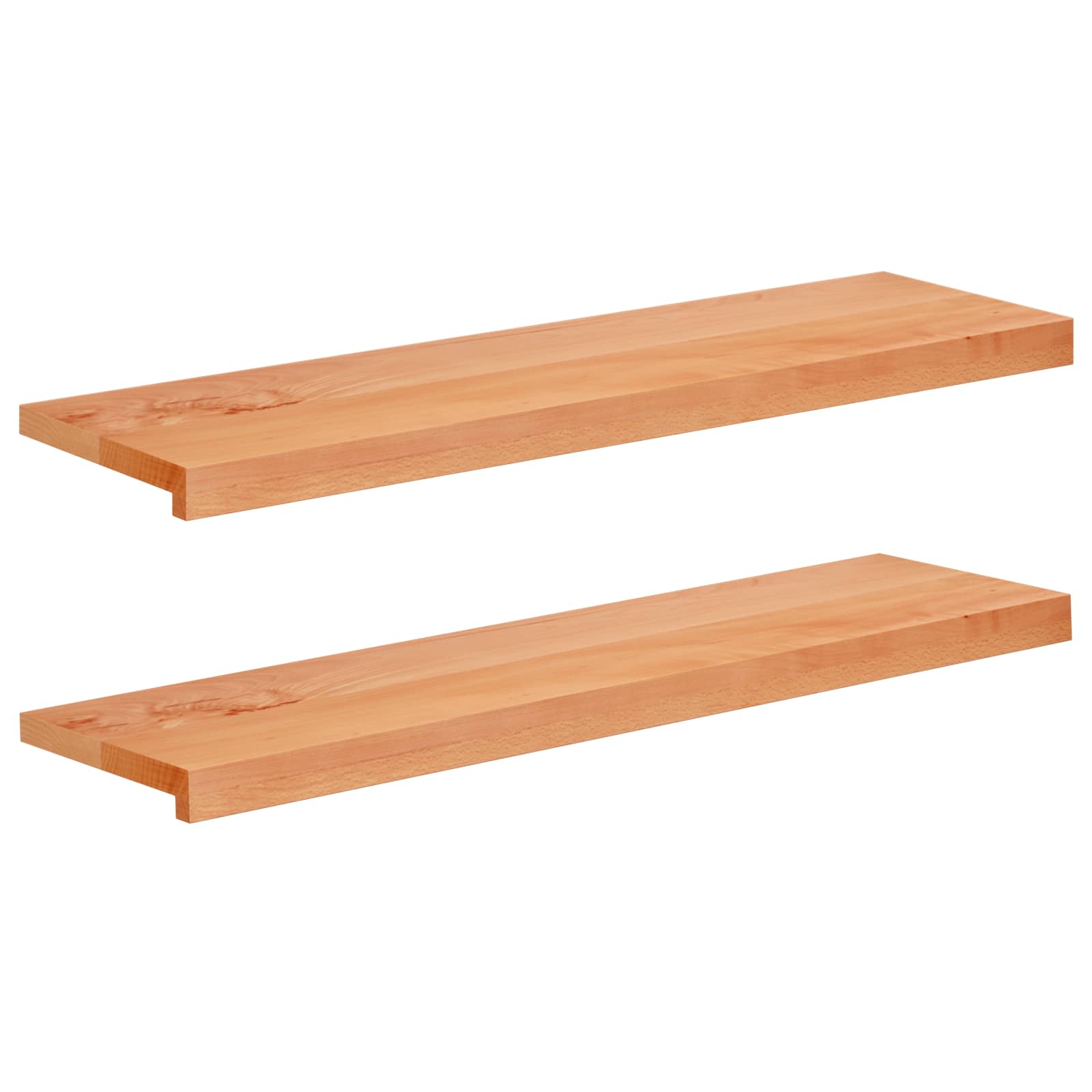 Tappeti per scale 2 pz 100 x 25 x 2 cm Vernice