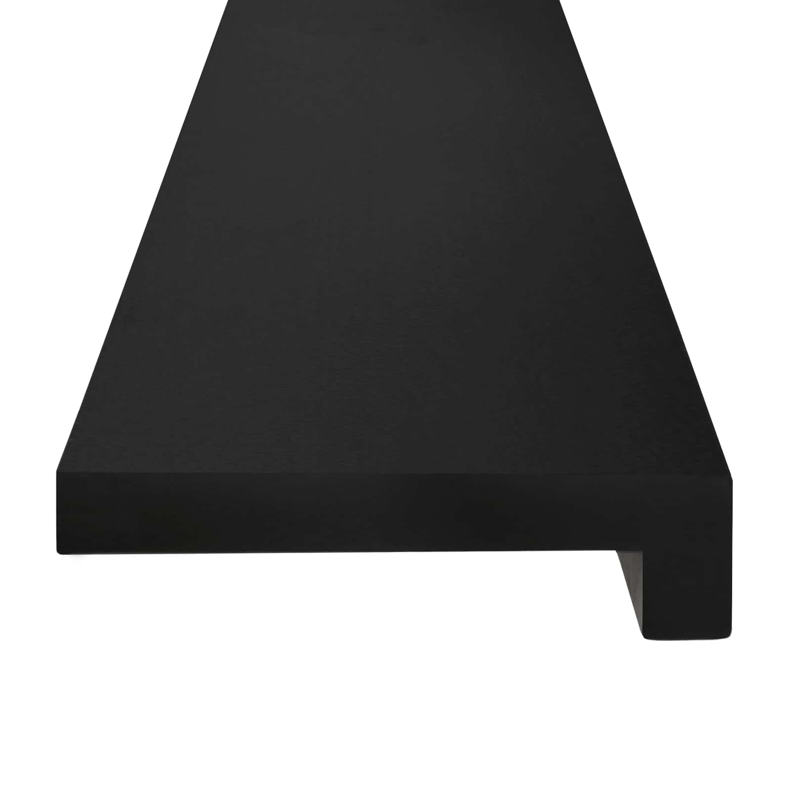 Tappeti per scale 2 pz 80 x 25 x 2 cm Nero