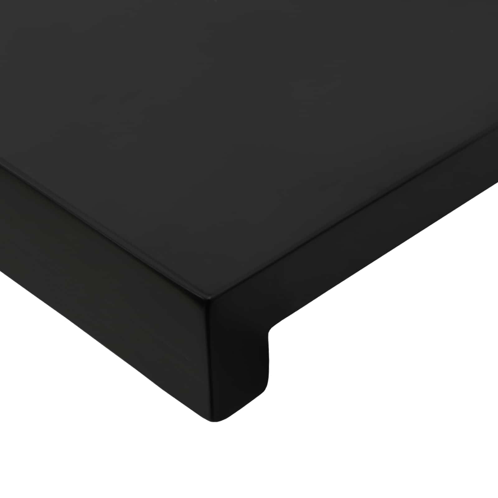 Tappeti per scale 2 pz 80 x 25 x 2 cm Nero
