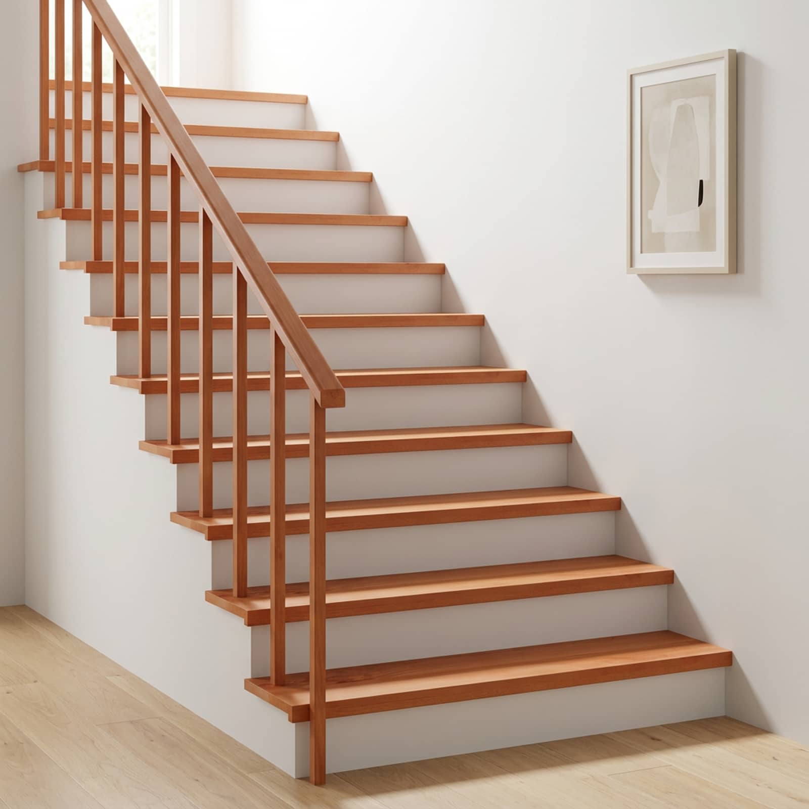 Tappeti per scale 4 pz 100 x 30 x 2 cm Vernice