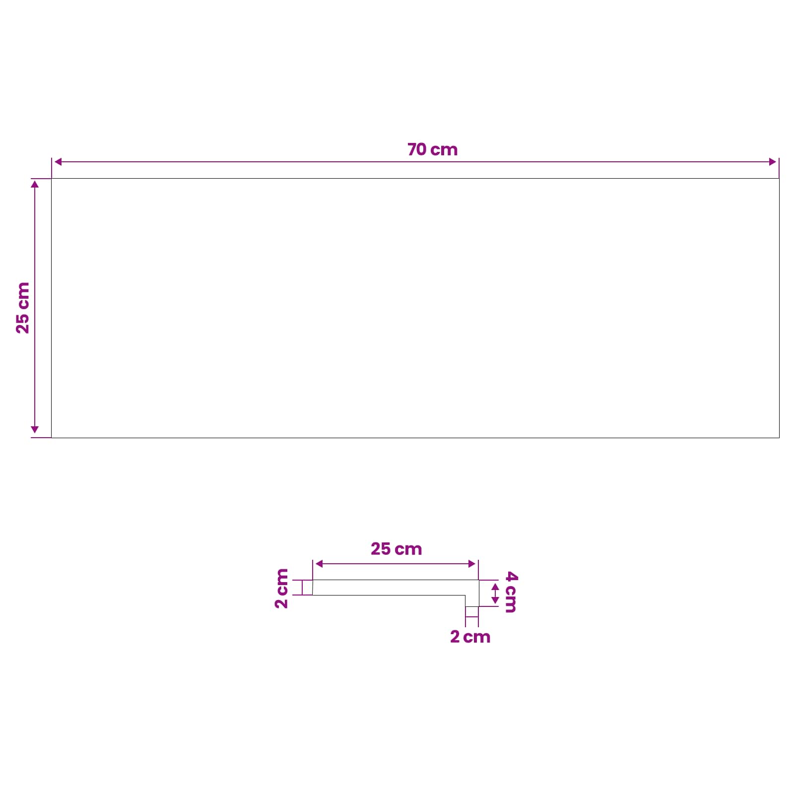 Tappeti per scale 8 pz 70 x 25 x 2 cm Naturale
