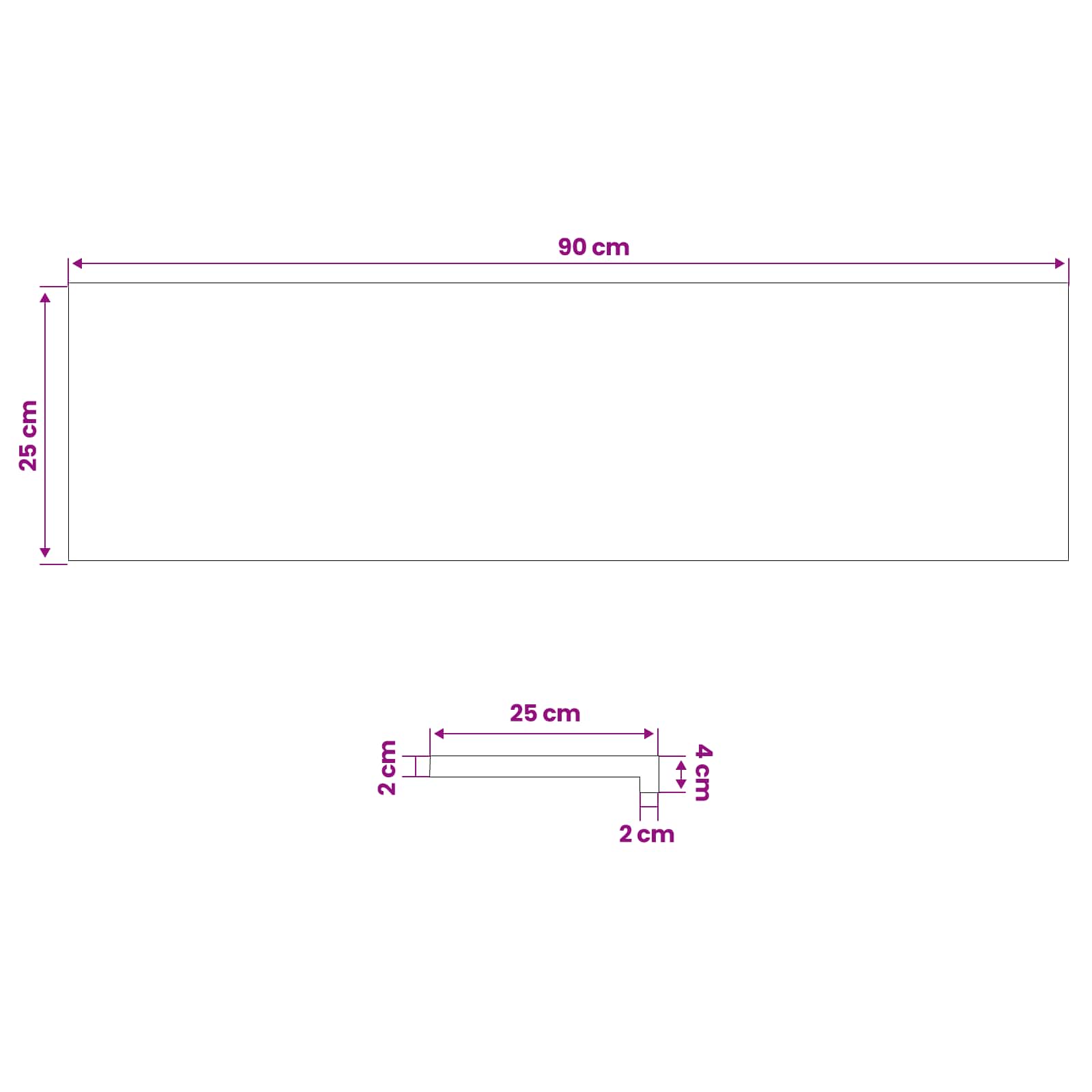 Tappeti per scale 8 pz 90 x 25 x 2 cm Naturale