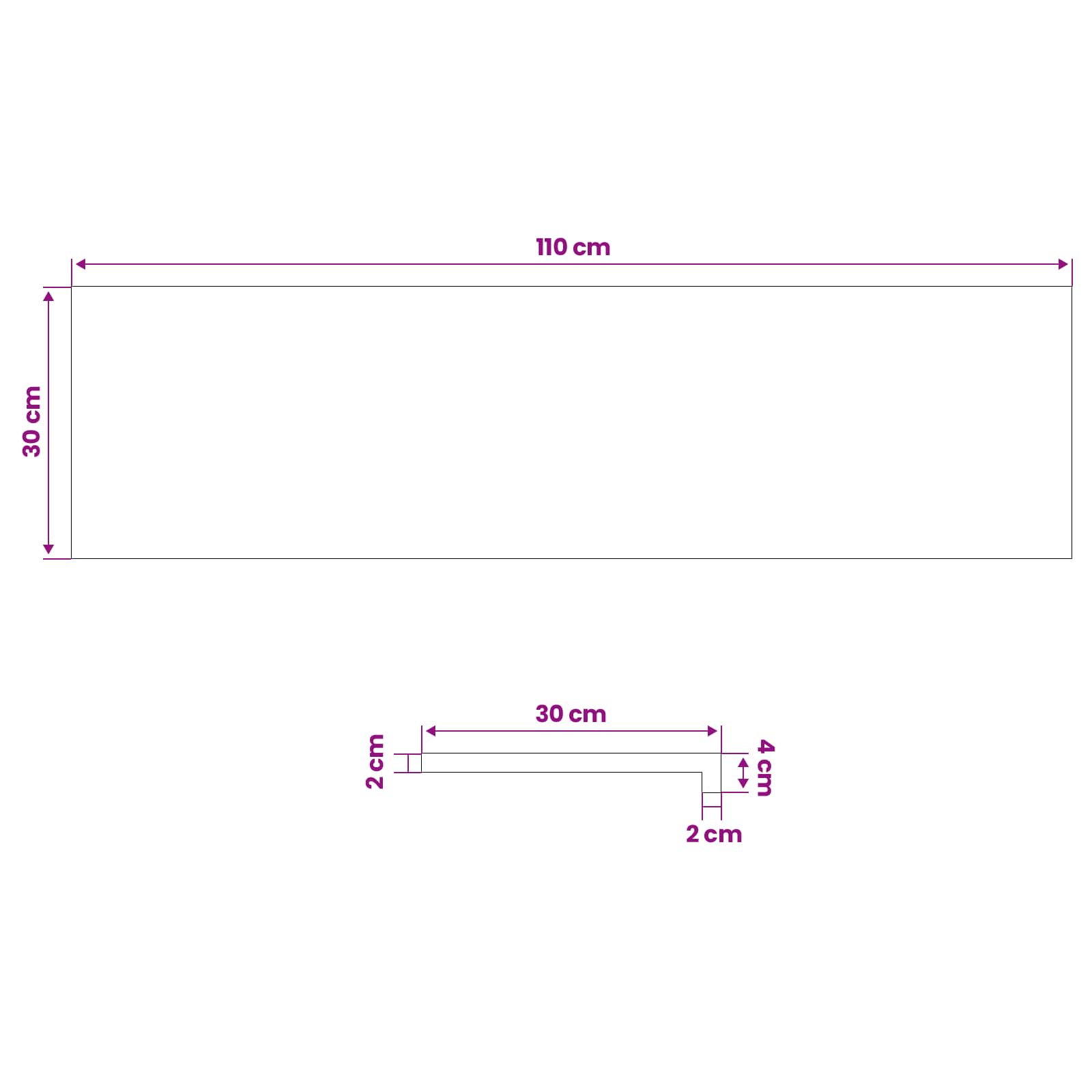 Tappeti per scale 8 pz 110 x 30 x 2 cm Marrone Chiaro