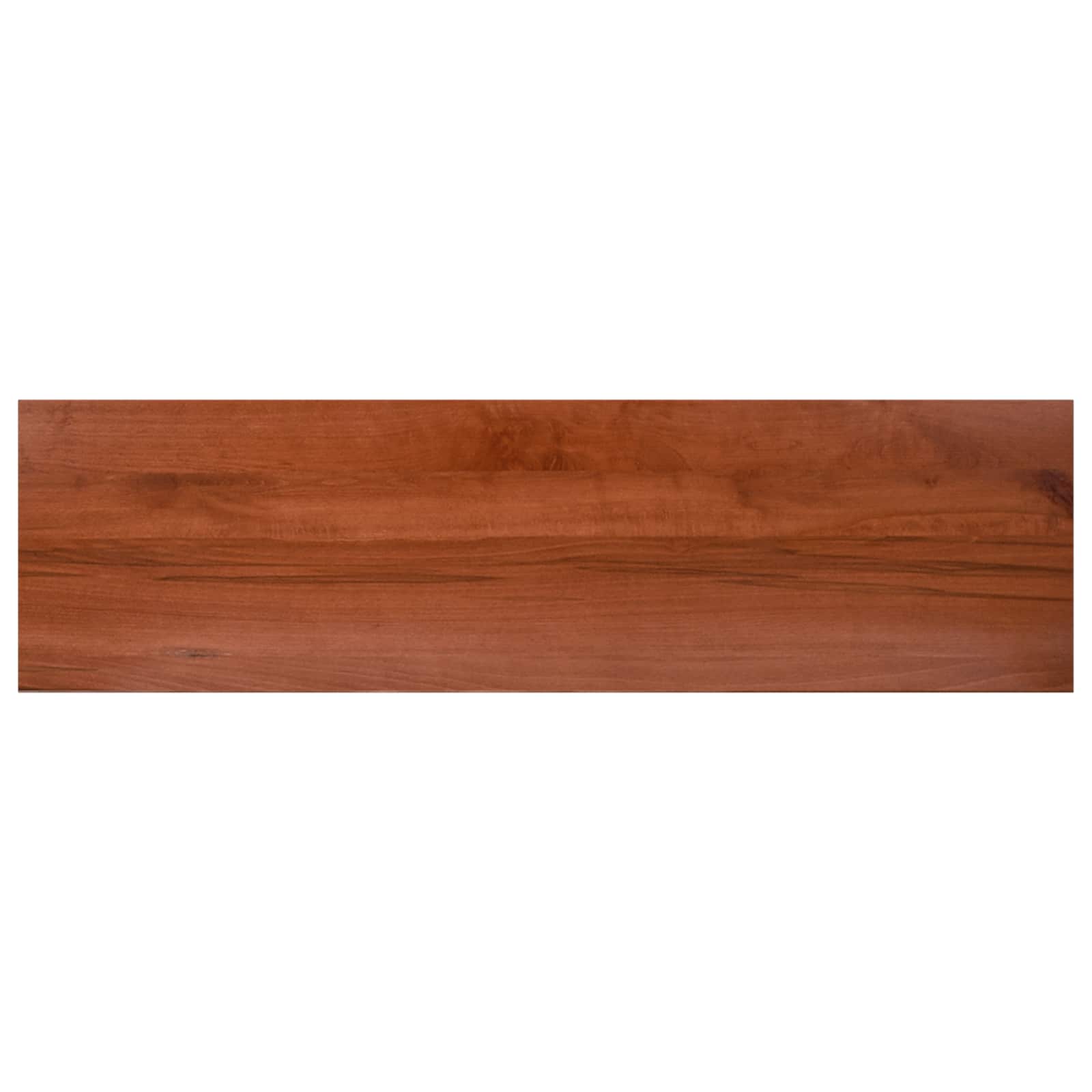 Tappeti per scale 12 pz 100 x 30 x 2 cm Marrone