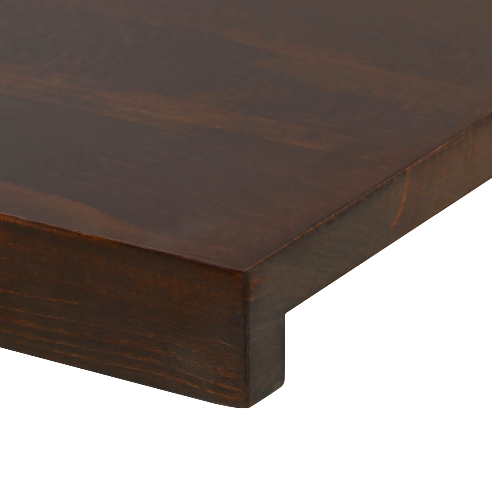 Tappeti per scale 12 pz 80 x 25 x 2 cm Marrone Scuro