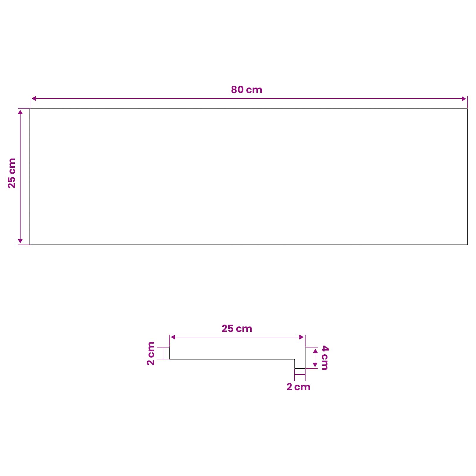 Tappeti per scale 16 pz 80 x 25 x 2 cm Marrone Scuro