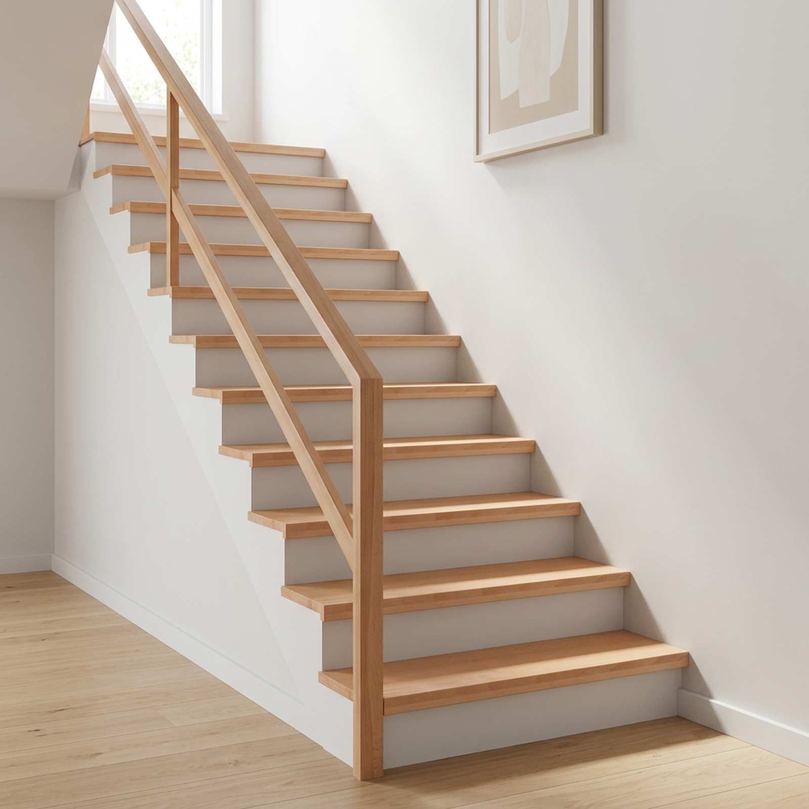 Tappeti per scale 20 pz 120 x 30 x 2 cm Naturale