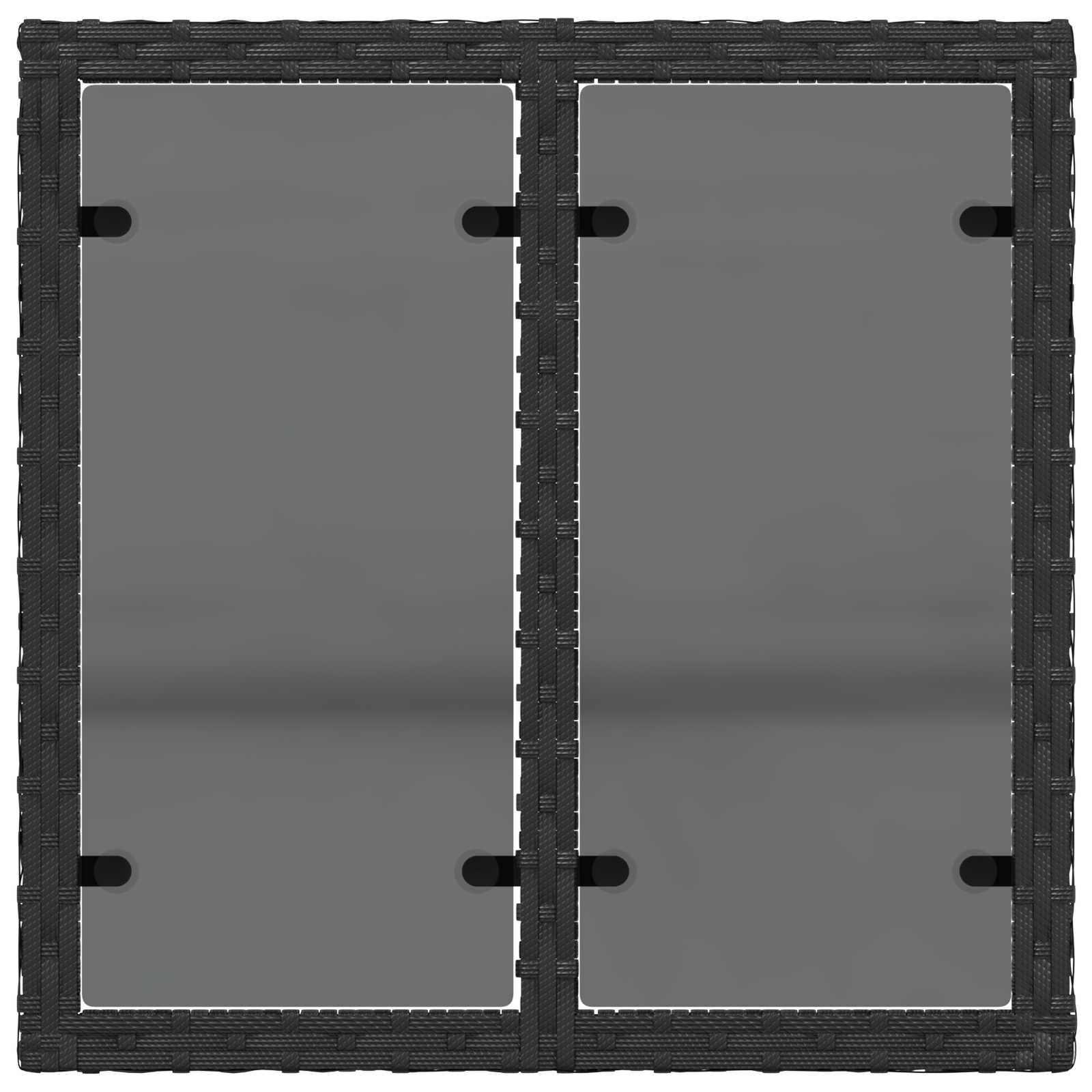 Set di divani 6 pz 4 posto Nero e Blu