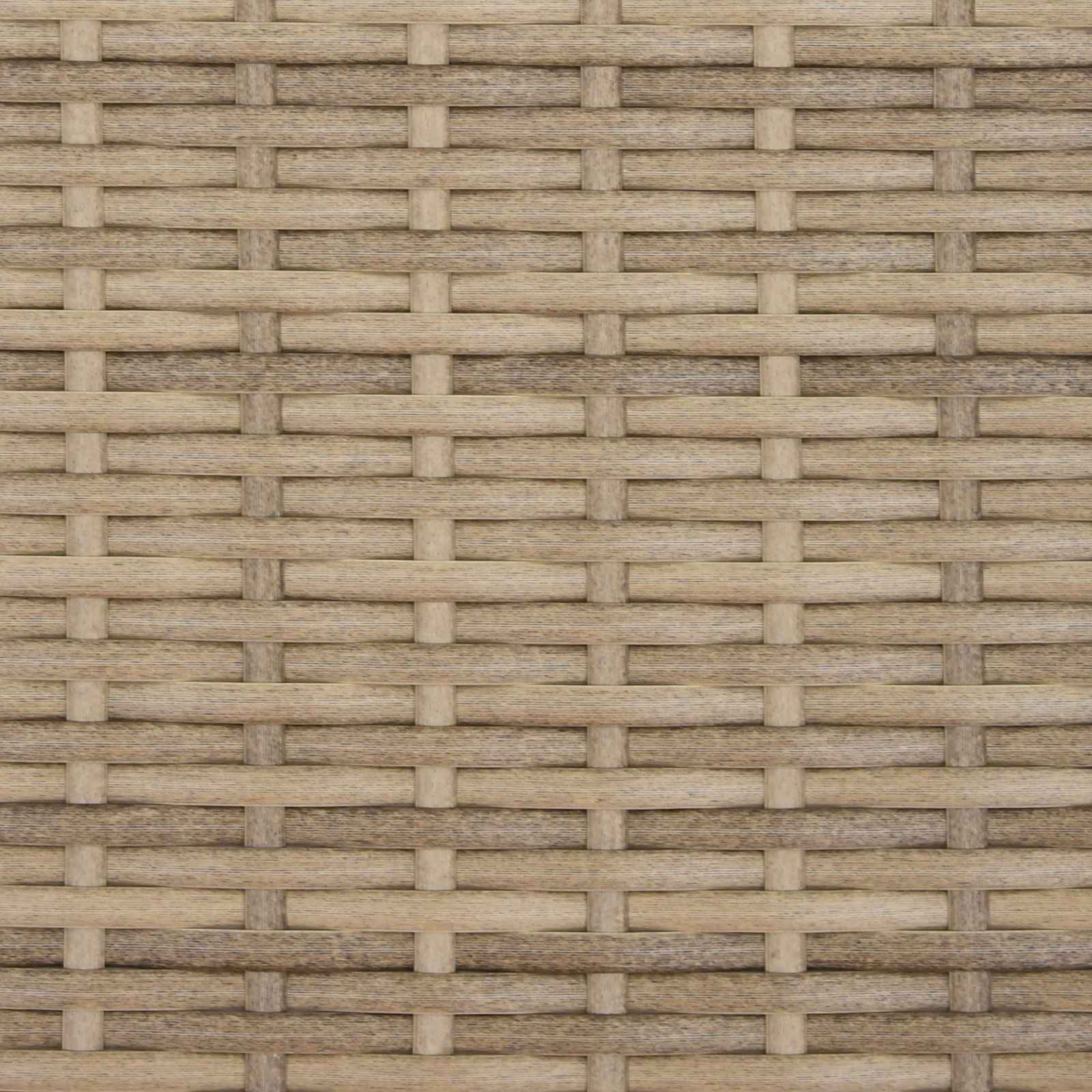 Set di divani 6 pz 4 posto Beige e Bianco Crema
