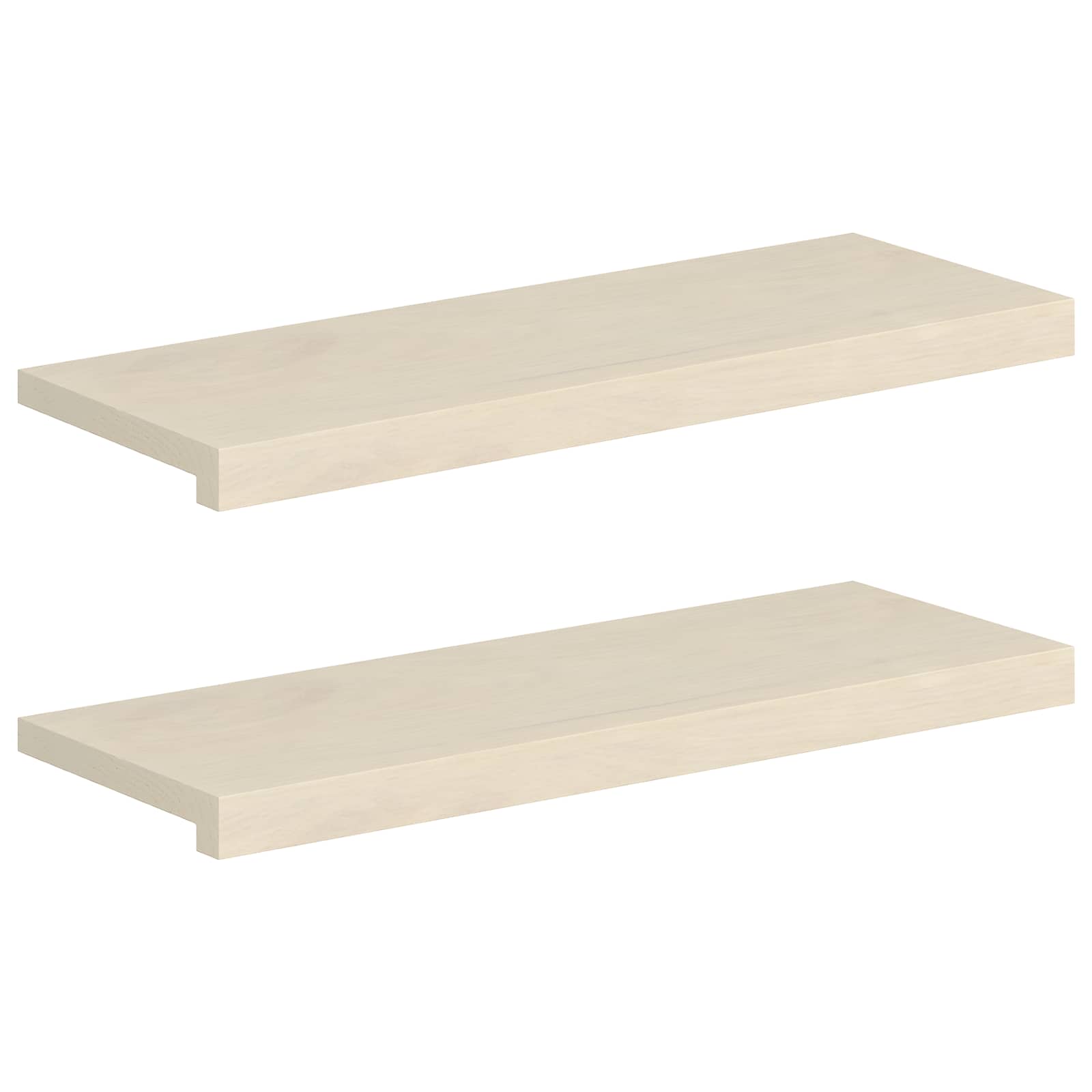 Gradini per Scale 2 pz 70 x 25 x 2 cm Bianco