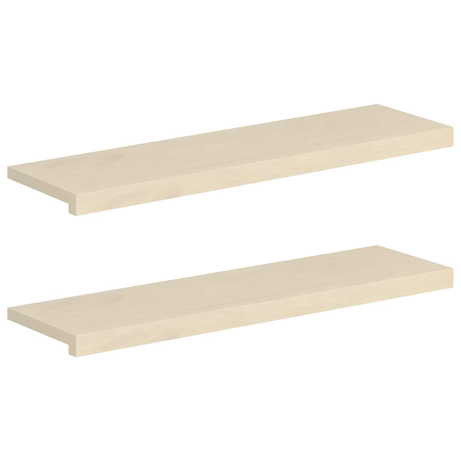 Gradini per Scale 2 pz 100 x 30 x 2 cm Bianco