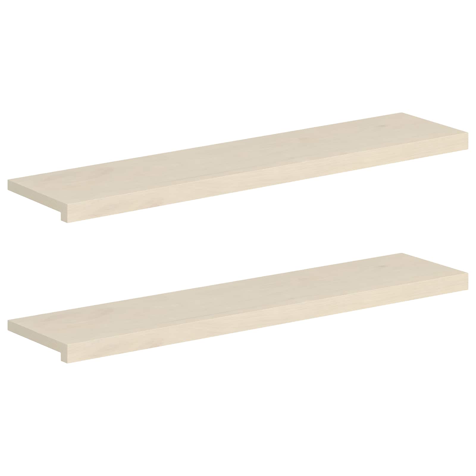 Gradini per Scale 2 pz 120 x 30 x 2 cm Bianco