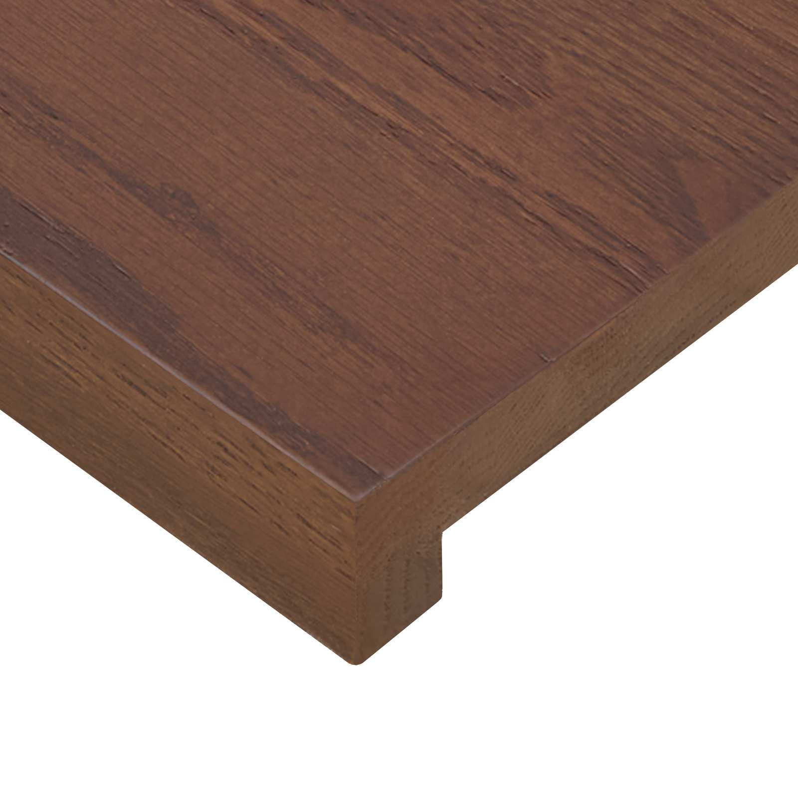 Gradini per Scale 4 pz 80 x 25 x 2 cm Marrone Scuro