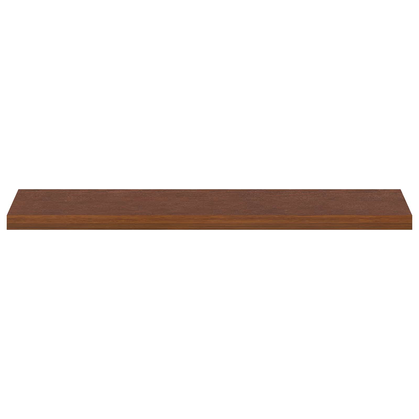 Gradini per Scale 4 pz 110 x 30 x 2 cm Marrone Scuro