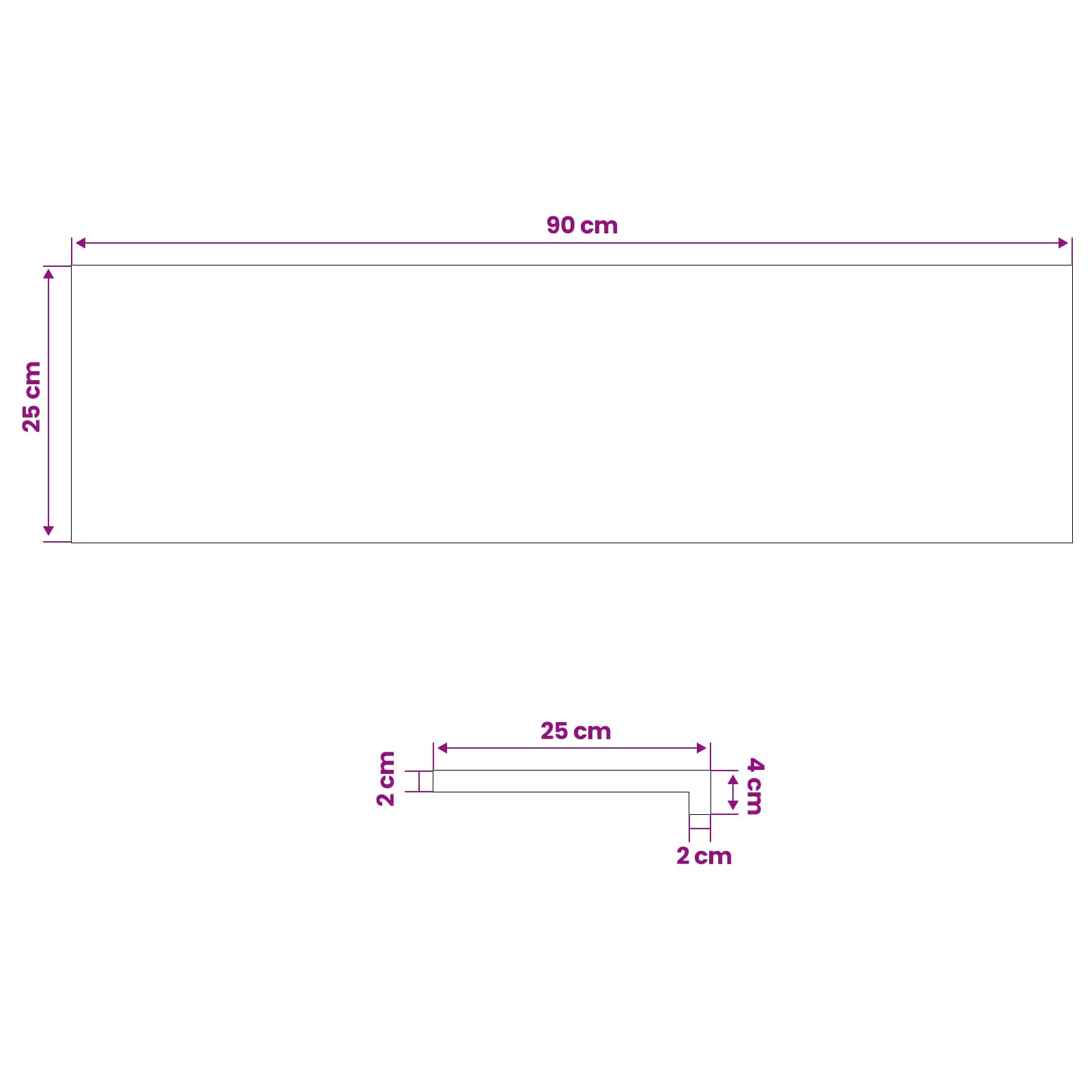 Gradini per Scale 16 pz 90 x 25 x 2 cm Marrone Scuro