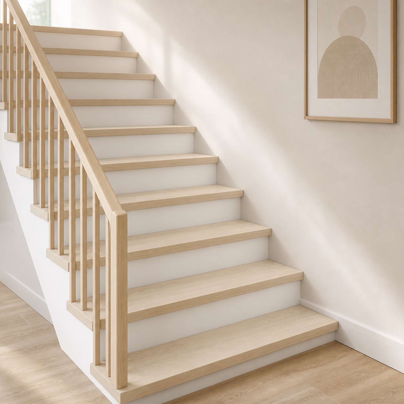 Gradini per Scale 20 pz 80 x 25 x 2 cm Bianco